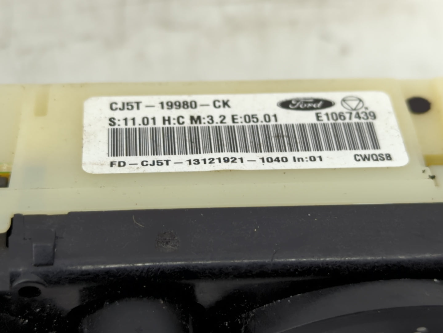 2013-2016 Ford Escape Climate Control Module Temperature AC/Heater Replacement P/N:CJ5T-19980-CK Fits Fits 2013 2014 2015 20