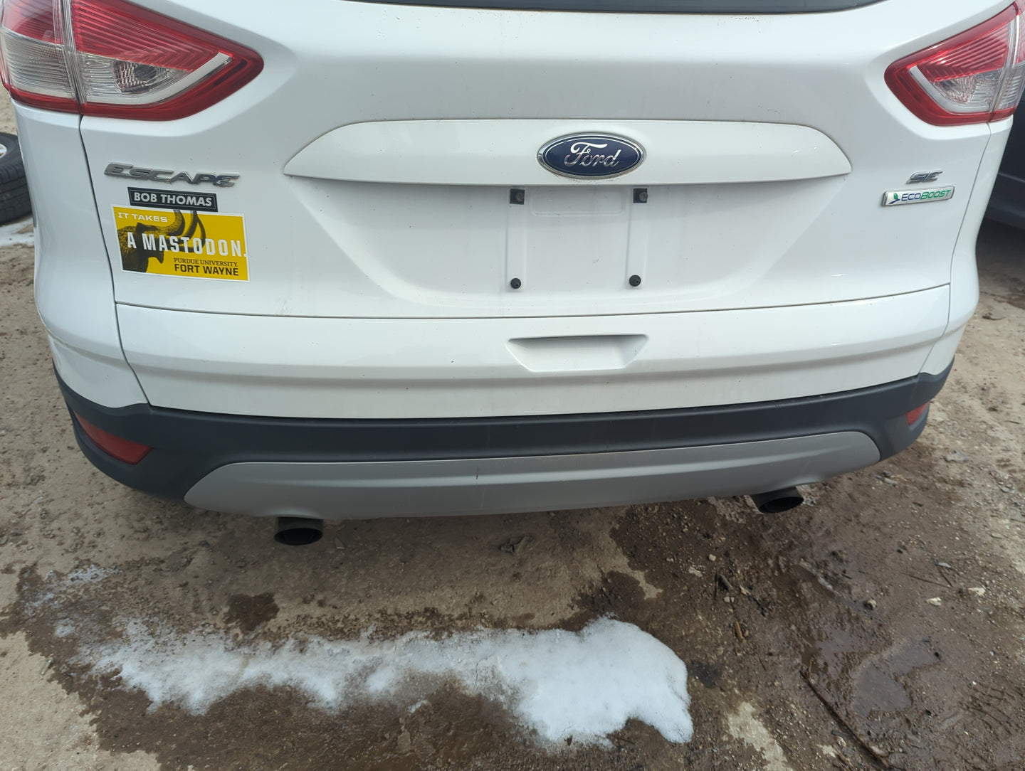 2013-2016 Ford Escape Rear Bumper Assembly Oem 1382683 - Oemusedautoparts1.com