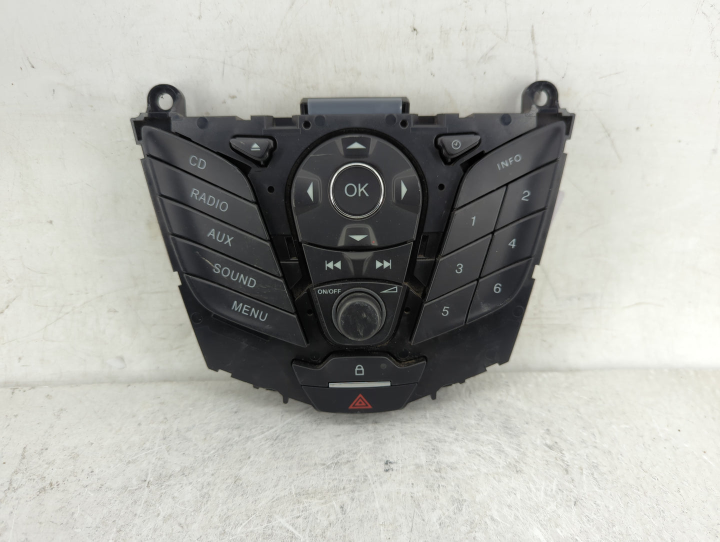 2013 Ford Escape Radio AM FM Cd Player Receiver Replacement P/N:DJ5T18K811BA Fits OEM Used Auto Parts - Oemusedautoparts1.co
