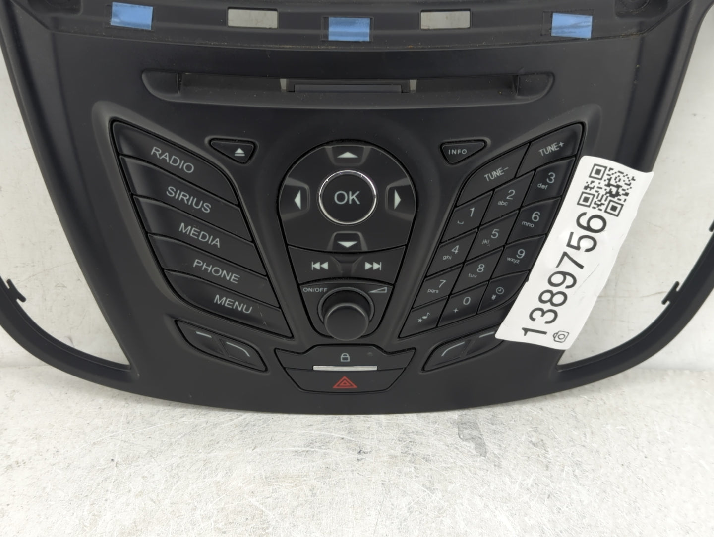 2013-2016 Ford Escape Radio AM FM Cd Player Receiver Replacement P/N:DJ5T18K811GA Fits Fits 2013 2014 2015 2016 OEM Used Aut