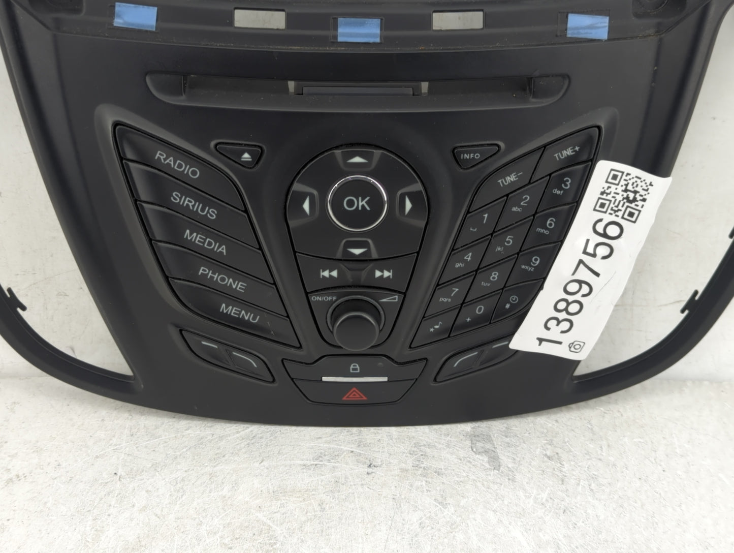 2013-2016 Ford Escape Radio AM FM Cd Player Receiver Replacement P/N:DJ5T18K811GA Fits Fits 2013 2014 2015 2016 OEM Used Aut