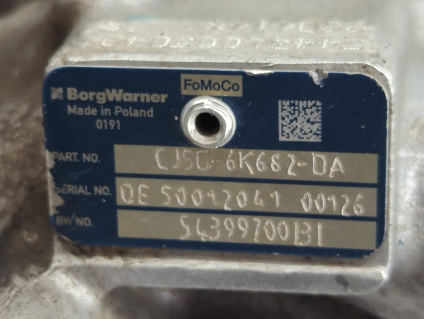 2013 Ford Escape Turbocharger Turbo Charger Super Charger Supercharger - Oemusedautoparts1.com
