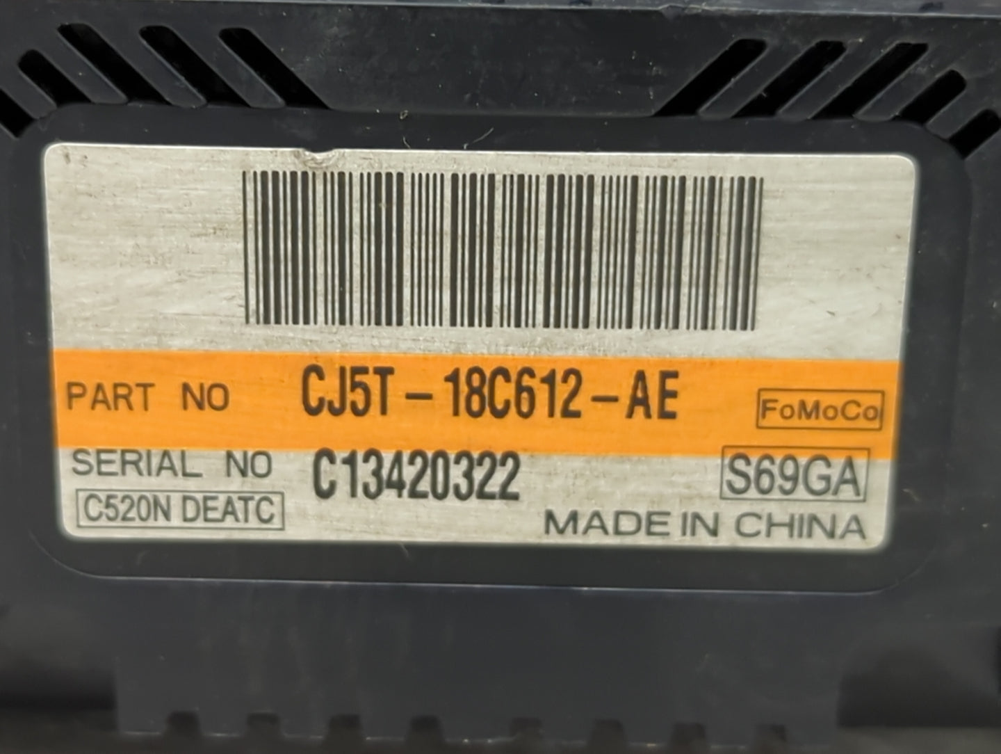 2013 Ford Escape Climate Control Module Temperature AC/Heater Replacement P/N:CJ5T-18C612-AE Fits OEM Used Auto Parts - Oemu