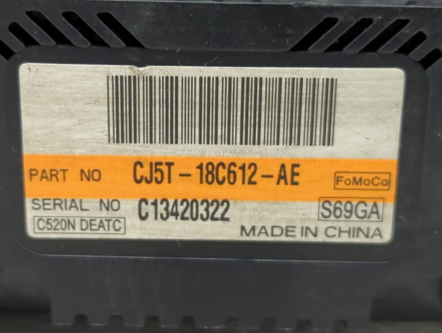 2013 Ford Escape Climate Control Module Temperature AC/Heater Replacement P/N:CJ5T-18C612-AE Fits OEM Used Auto Parts - Oemu