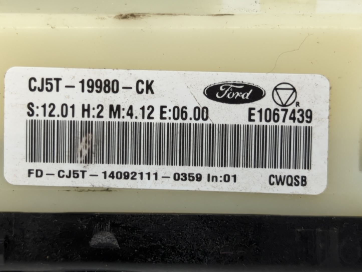 2013-2016 Ford Escape Climate Control Module Temperature AC/Heater Replacement P/N:ategory CJ5T-19980-CK Fits OEM Used Auto 