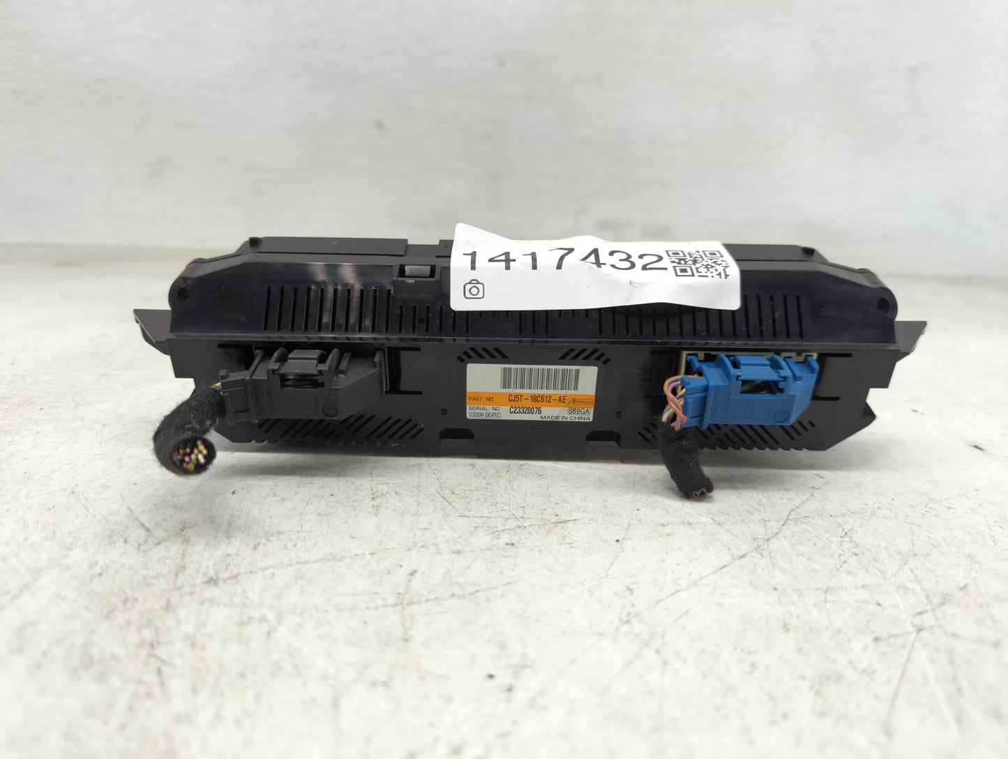 2013-2015 Ford Escape Climate Control Module Temperature AC/Heater Replacement P/N:CJ5T-18C612-AE Fits Fits 2013 2014 2015 O