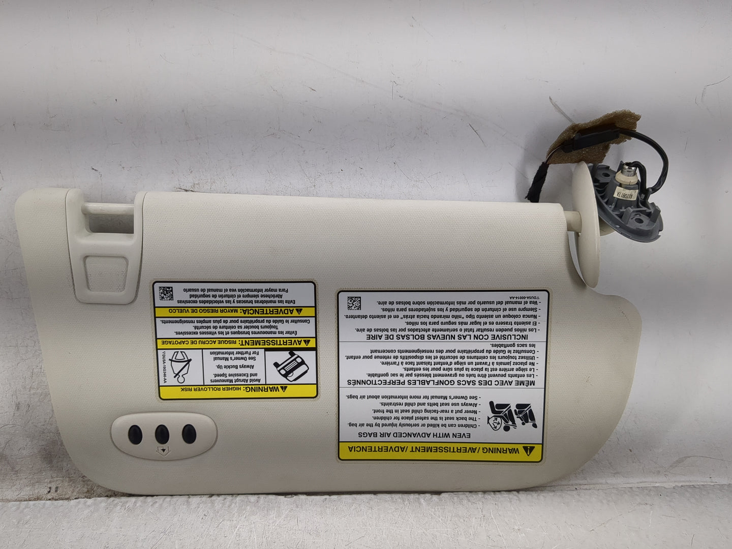 2013-2019 Ford Escape Sun Visor Shade Replacement Driver Left Mirror Fits Fits 2013 2014 2015 2016 2017 2018 2019 OEM Used A