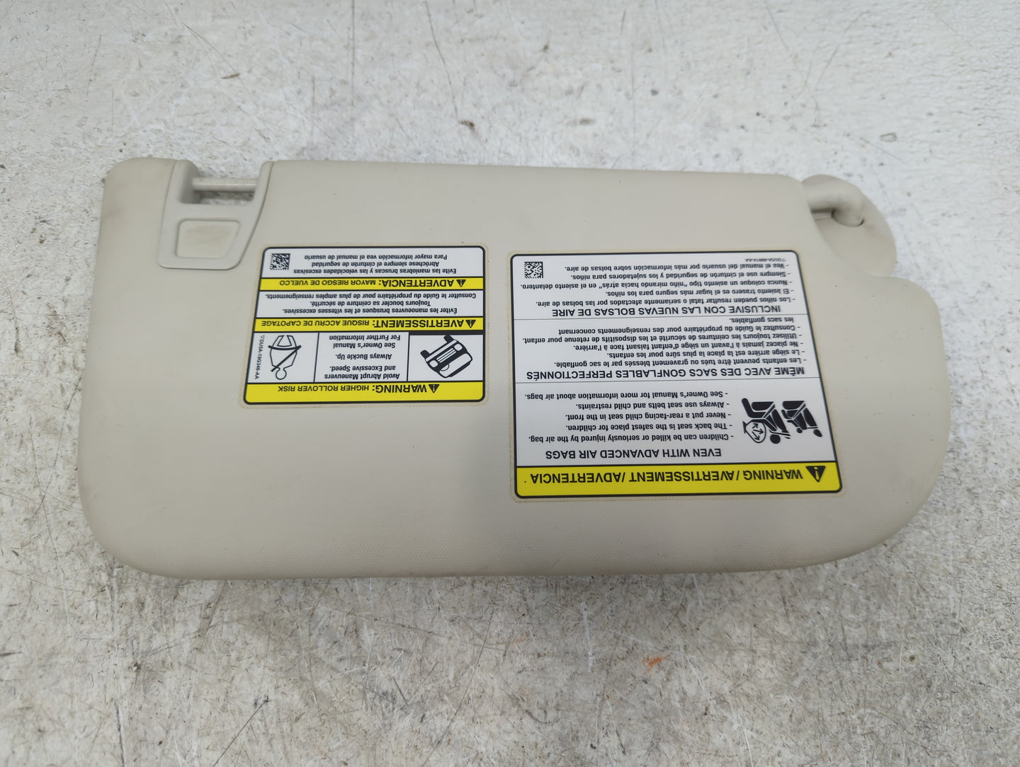 2013-2019 Ford Escape Sun Visor Shade Replacement Driver Left Mirror Fits Fits 2013 2014 2015 2016 2017 2018 2019 OEM Used A