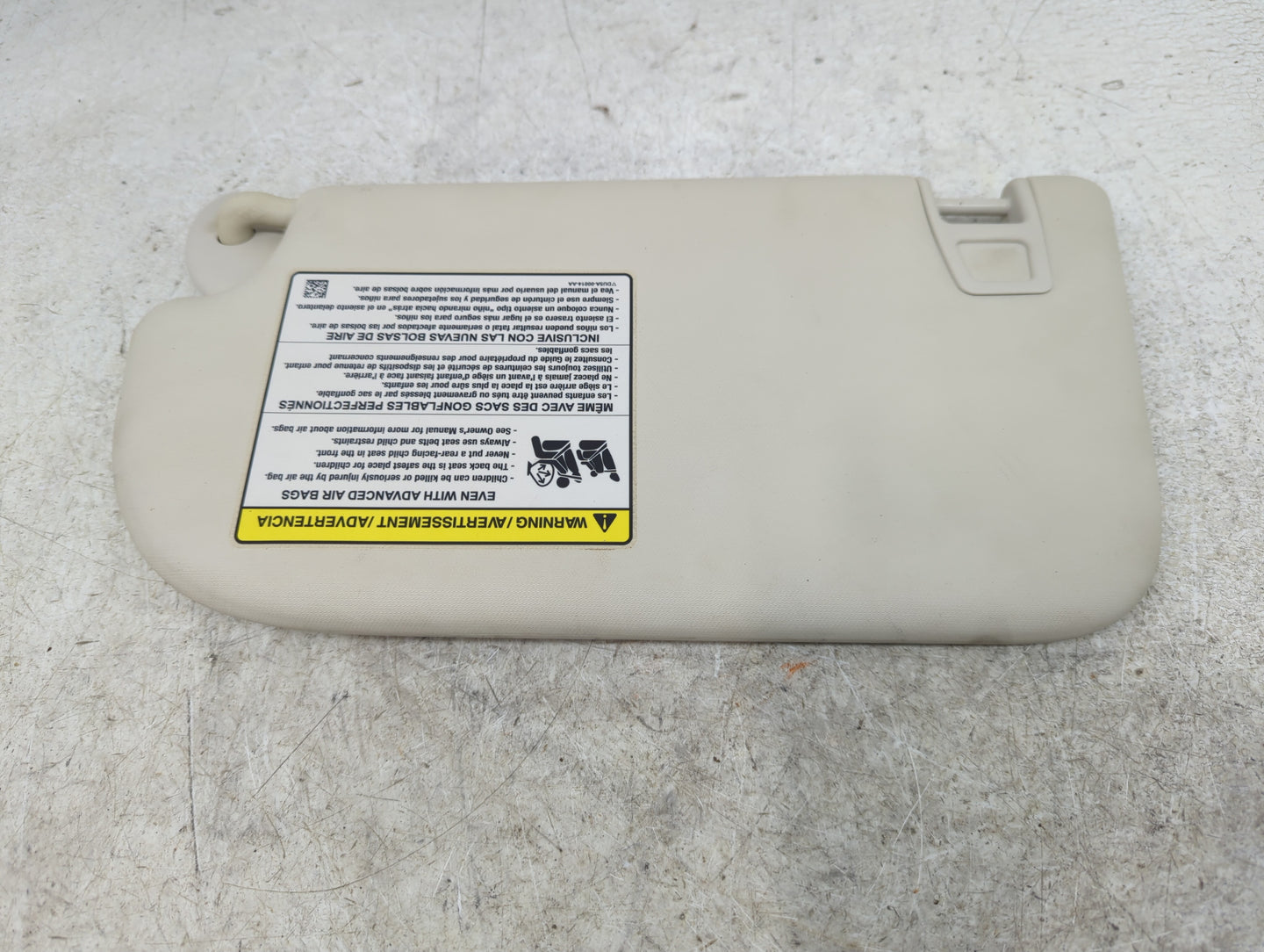 2013-2019 Ford Escape Sun Visor Shade Replacement Passenger Right Mirror Fits Fits 2013 2014 2015 2016 2017 2018 2019 OEM Us