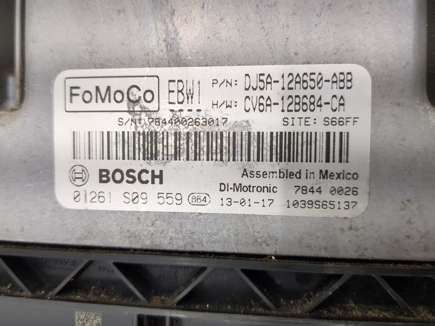 2013-2016 Ford Escape PCM Engine Control Computer ECU ECM PCU OEM P/N:DJ5A-12A650-ABB CV6A-12B684-CA Fits Fits 2013 2014 201