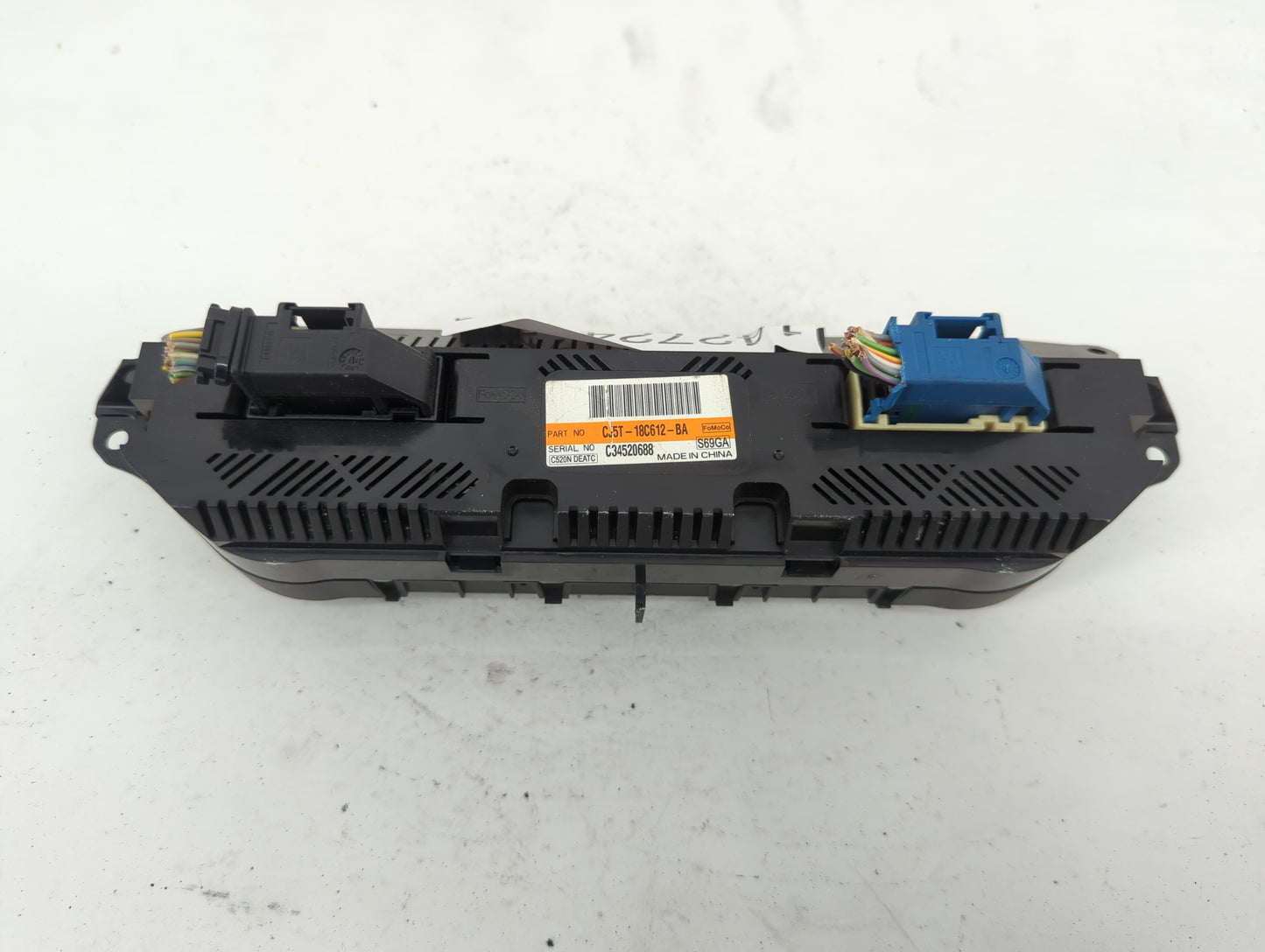 2013 Ford Escape Climate Control Module Temperature AC/Heater Replacement P/N:CJ5T-18C612-BA Fits OEM Used Auto Parts - Oemu