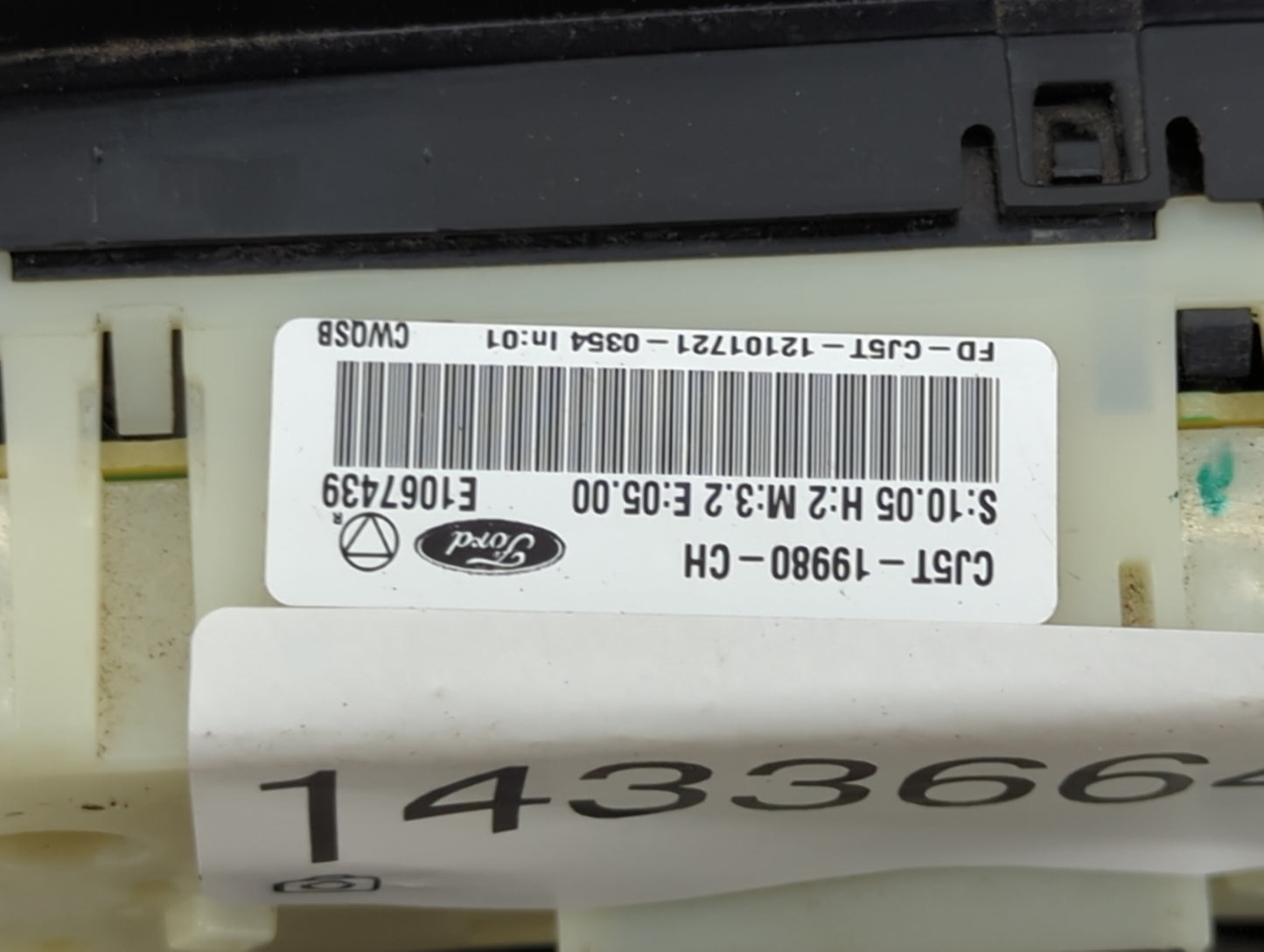 2013-2016 Ford Escape Climate Control Module Temperature AC/Heater Replacement P/N:CJ5T-19980-CH Fits Fits 2013 2014 2015 20