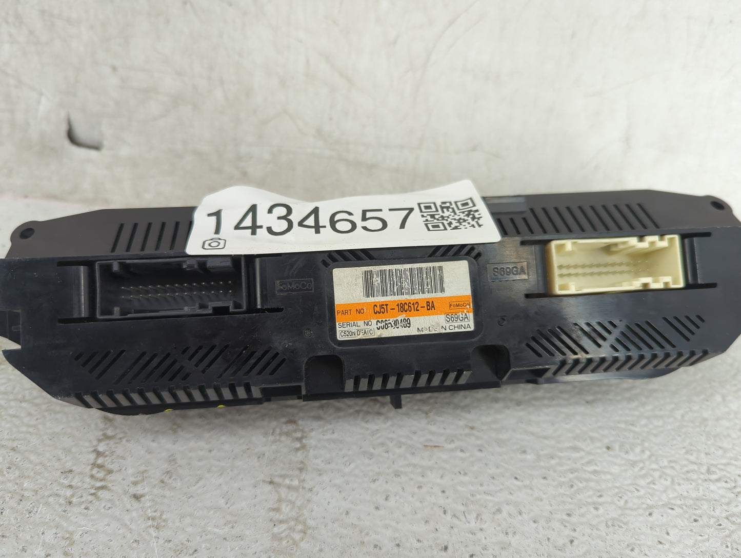 2013-2015 Ford Escape Climate Control Module Temperature AC/Heater Replacement P/N:CJ5T-18C612-BA Fits Fits 2013 2014 2015 O