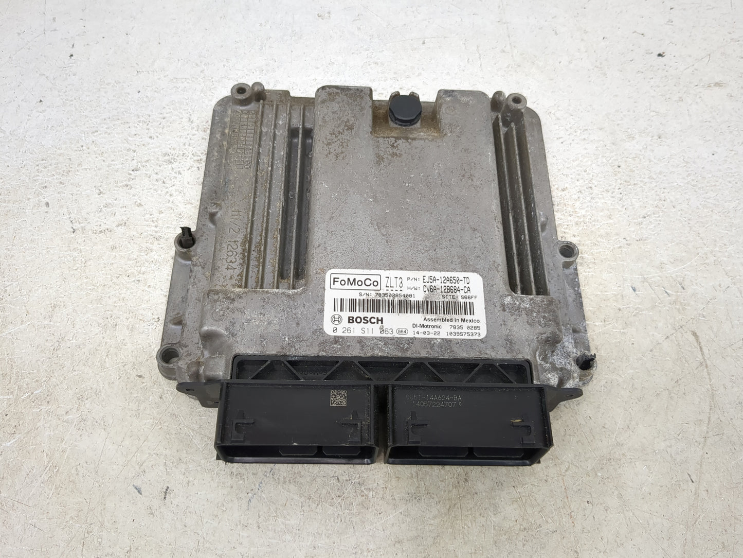 2013-2016 Ford Escape PCM Engine Control Computer ECU ECM PCU OEM P/N:EJ5A-12A650-BC CV6A-12B684-CA Fits Fits 2013 2014 2015