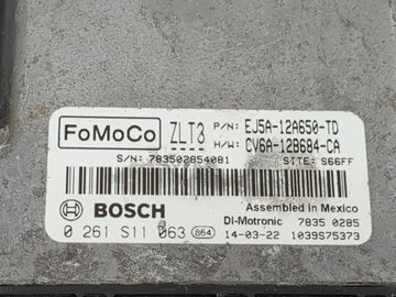 2013-2016 Ford Escape PCM Engine Control Computer ECU ECM PCU OEM P/N:EJ5A-12A650-BC CV6A-12B684-CA Fits Fits 2013 2014 2015 2016 OEM Used Auto Parts