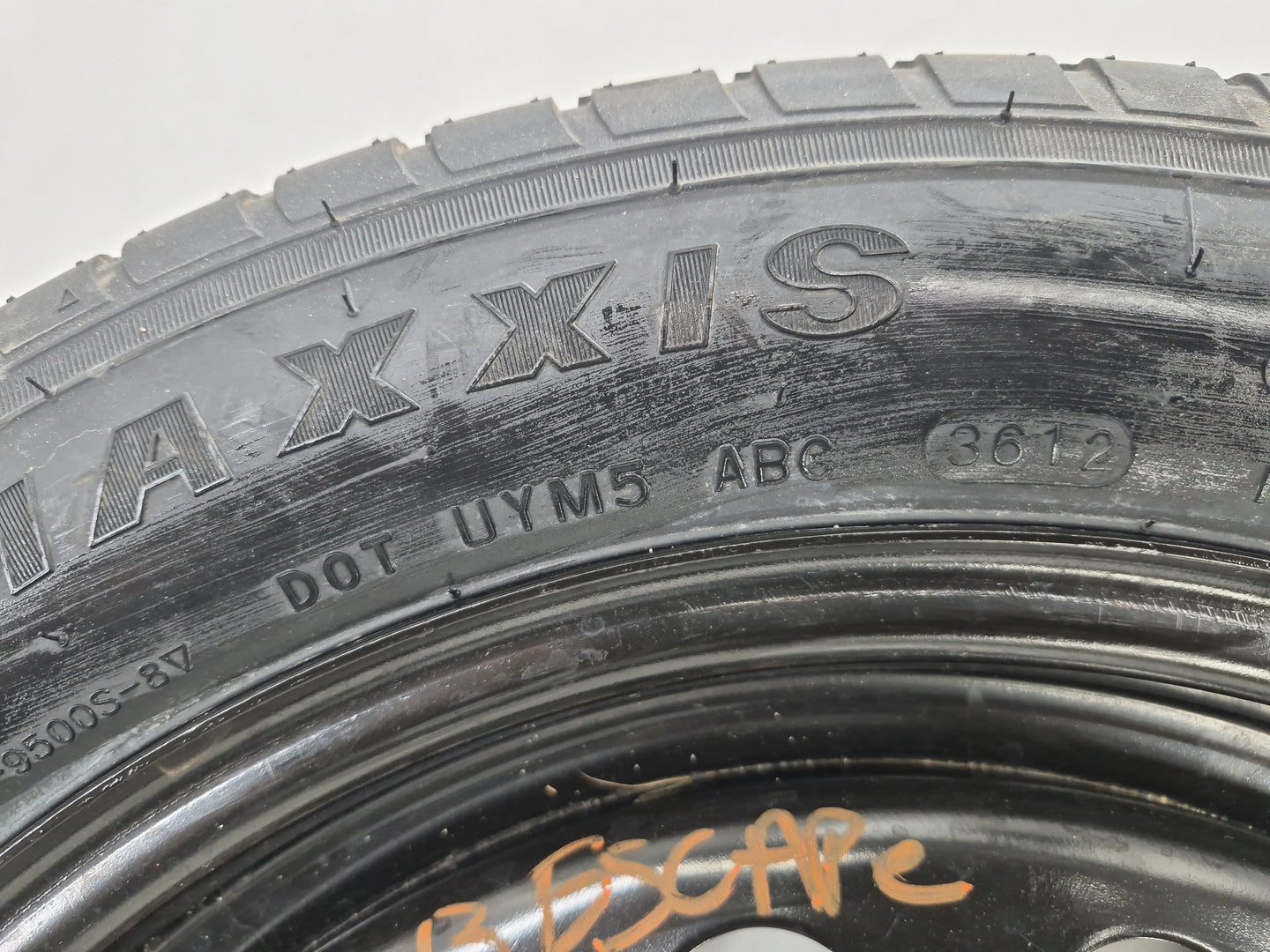 2013-2019 Ford Escape Spare Donut Tire Wheel Rim Oem 1461841 - Oemusedautoparts1.com