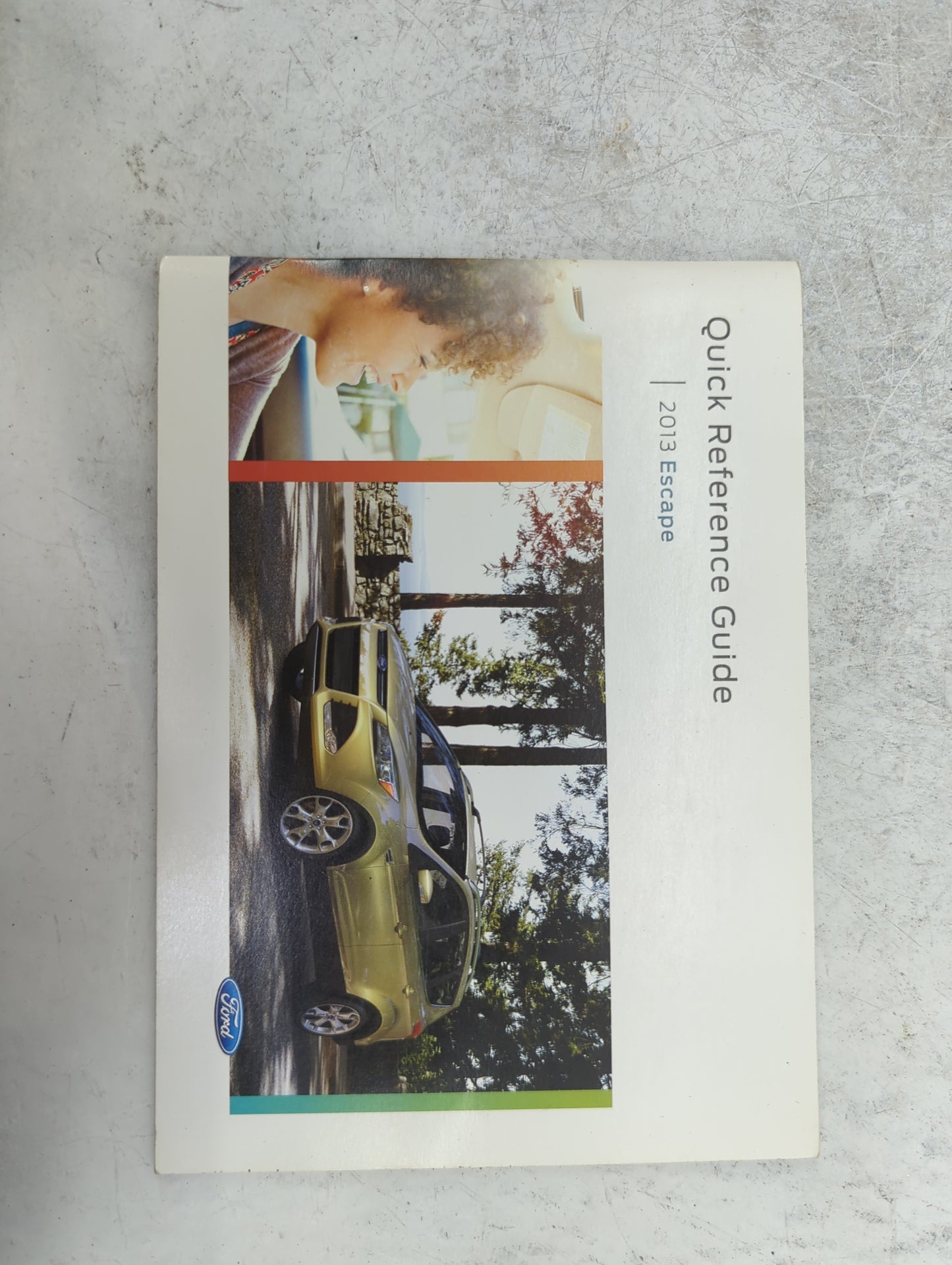 2013 Ford Escape Owners Manual Book Guide P/N:DJ5J19A321AA OEM Used Auto Parts - Oemusedautoparts1.com