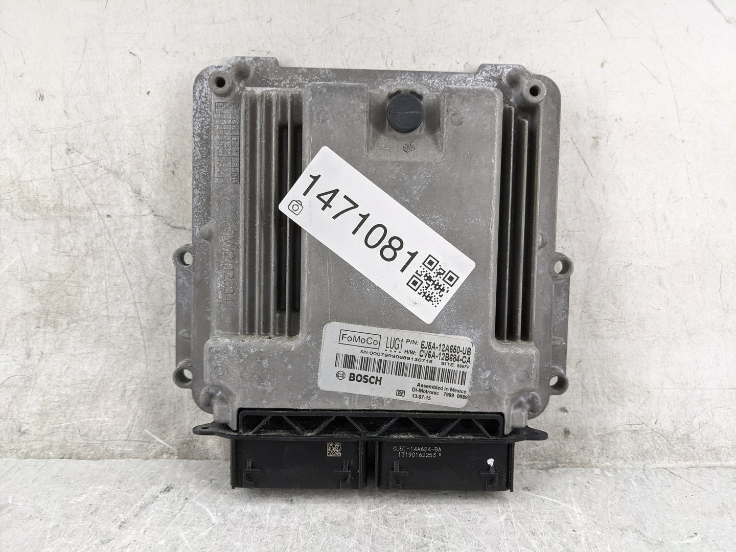 2013 Ford Escape PCM Engine Control Computer ECU ECM PCU OEM P/N:EJ5A-12A650-UB CV6A-12B684-CA, 0U5T-14A624-BA Fits OEM Used