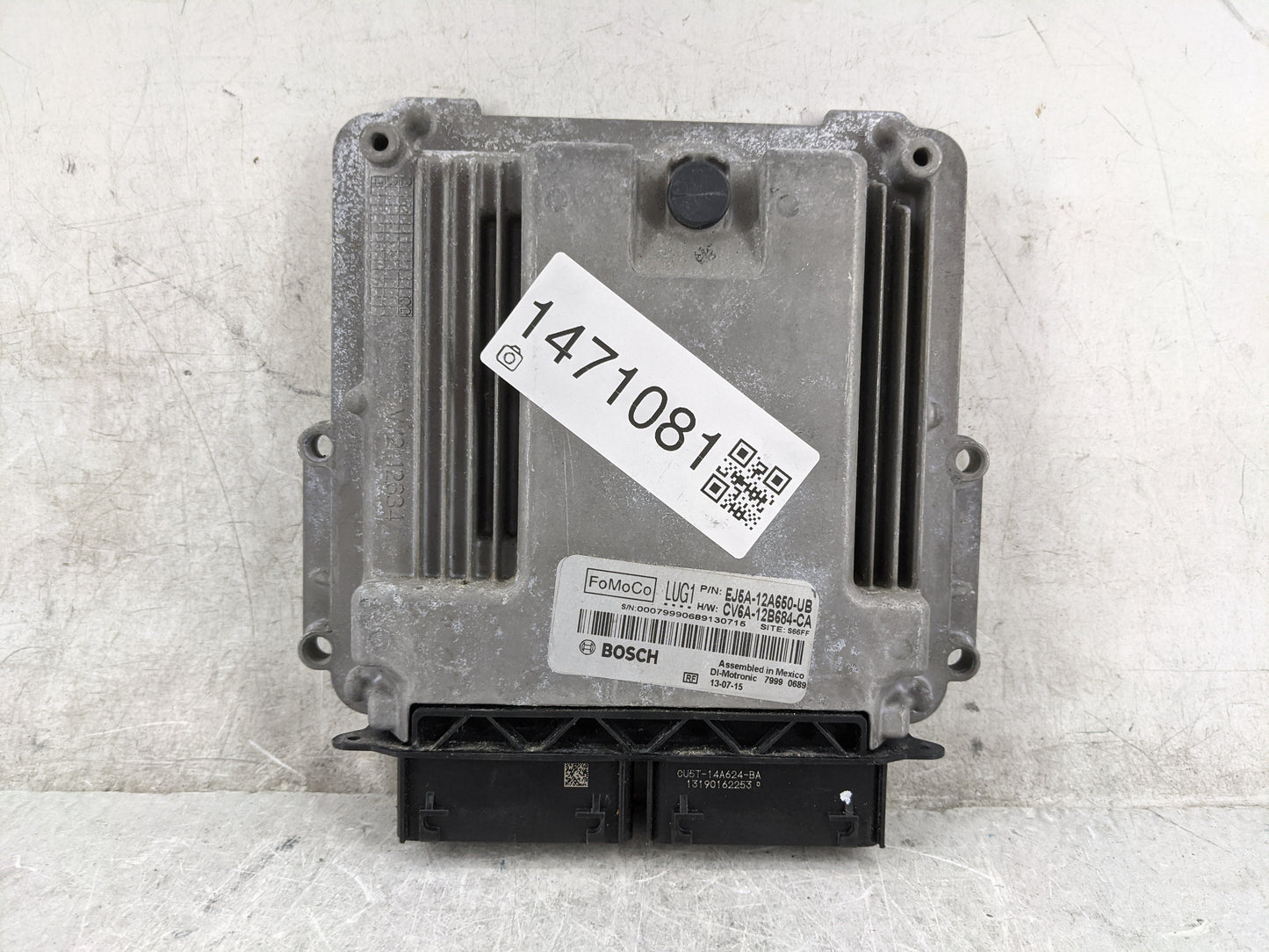 2013 Ford Escape PCM Engine Control Computer ECU ECM PCU OEM P/N:EJ5A-12A650-UB CV6A-12B684-CA, 0U5T-14A624-BA Fits OEM Used