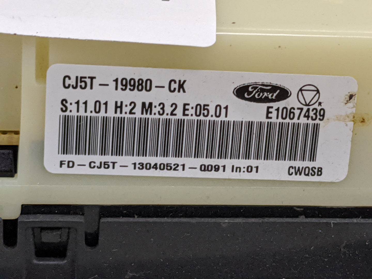 2013-2016 Ford Escape Climate Control Module Temperature AC/Heater Replacement P/N:CJ5T-19980-CK Fits Fits 2013 2014 2015 20