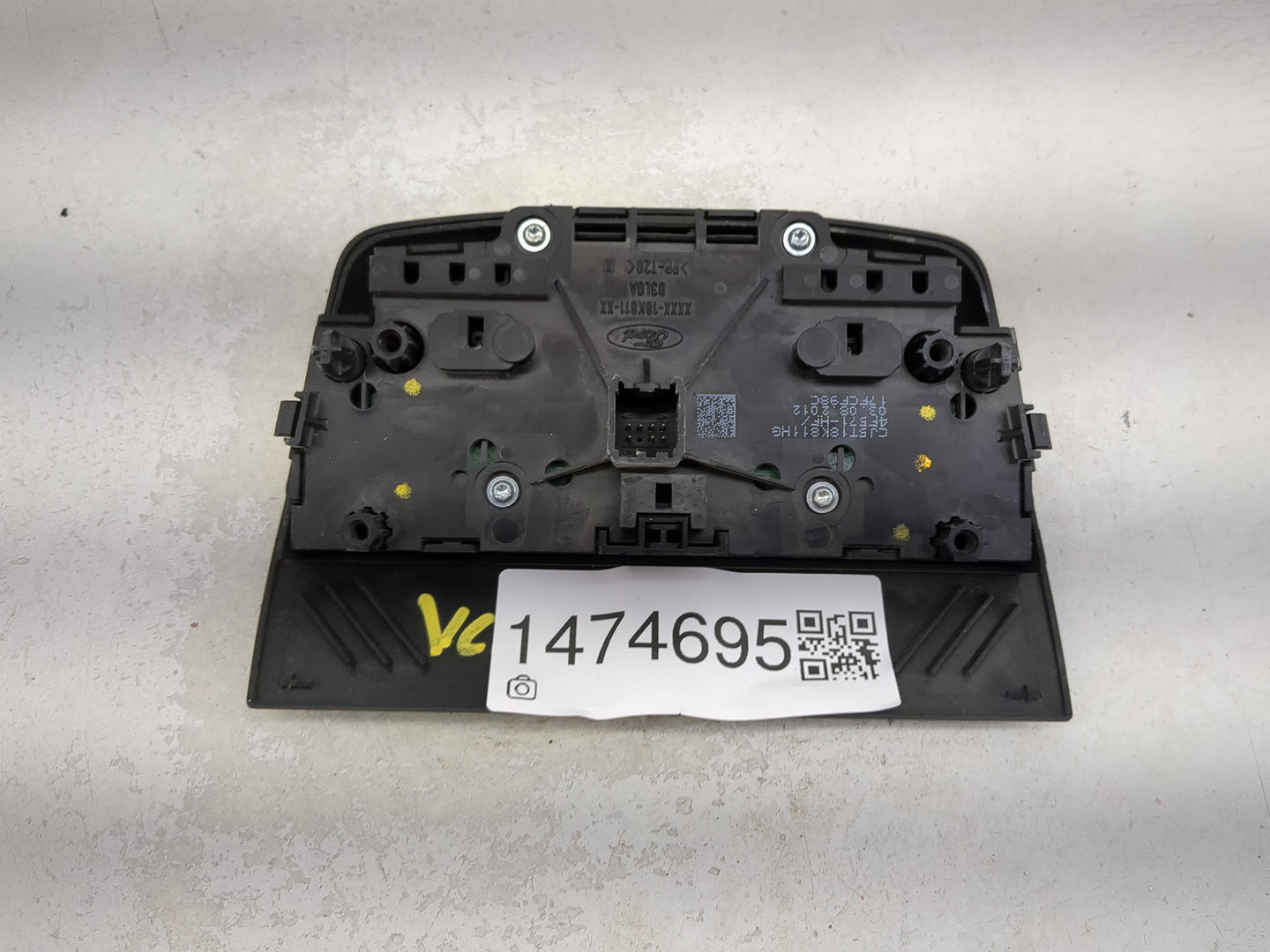 2013 Ford Escape Radio Control Panel 1474695 - Oemusedautoparts1.com