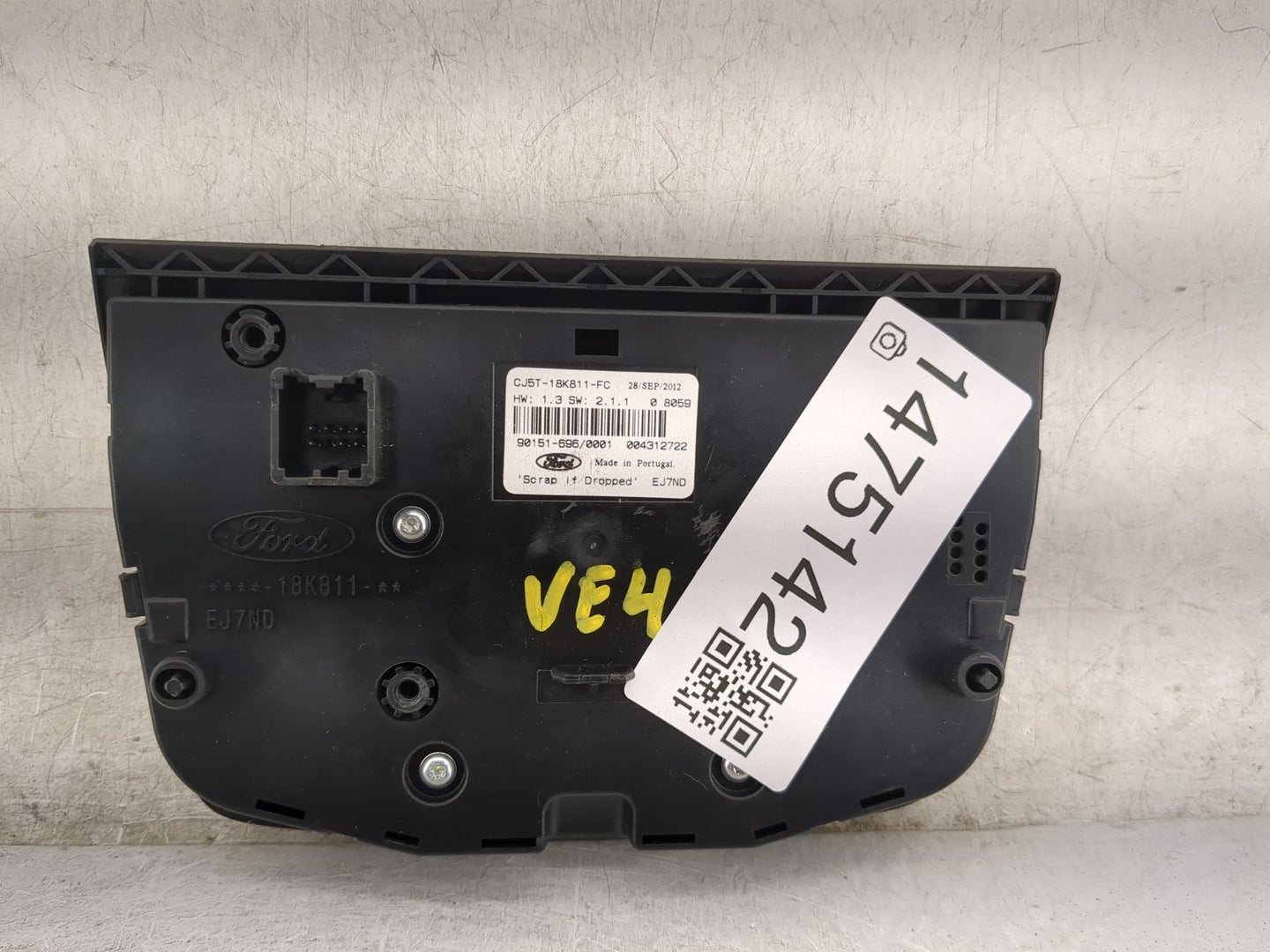 2013 Ford Escape Radio Control Panel 1475142 - Oemusedautoparts1.com