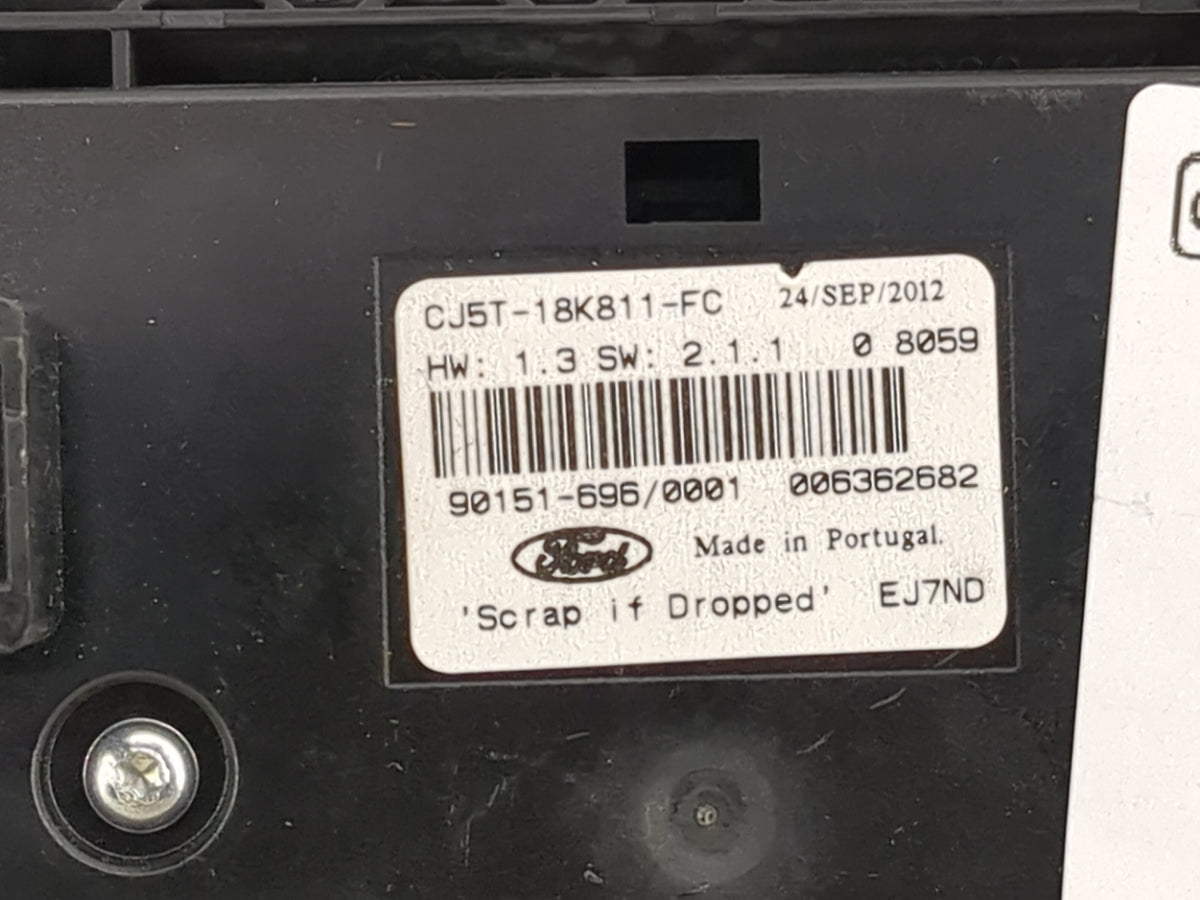 2013 Ford Escape Radio Control Panel Black - Oemusedautoparts1.com