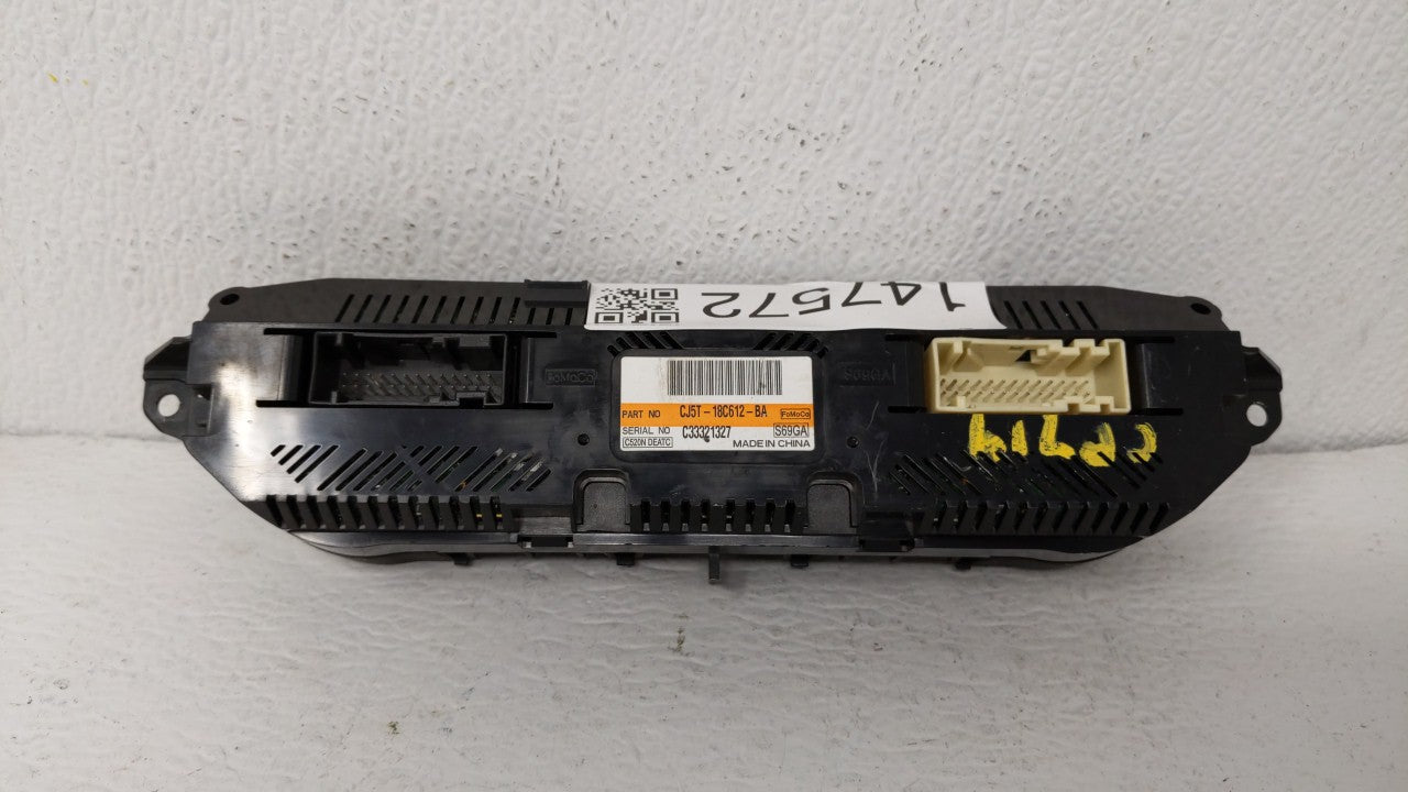 2013-2015 Ford Escape Climate Control Module Temperature AC/Heater Replacement P/N:CJ5T-18C612-BA Fits Fits 2013 2014 2015 O