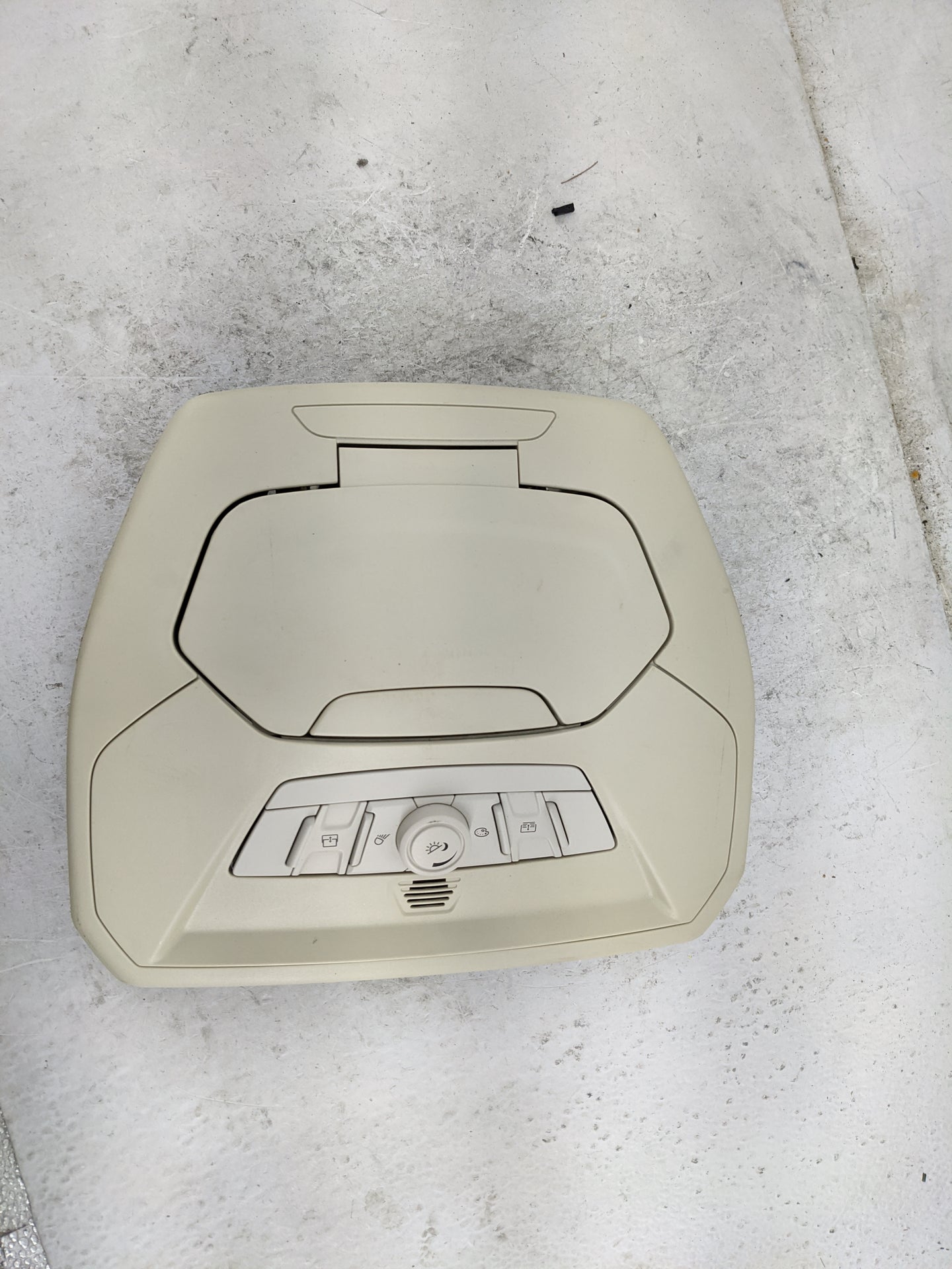 2013-2016 Ford Escape Overhead Console W/rear Climate Control Tan - Oemusedautoparts1.com