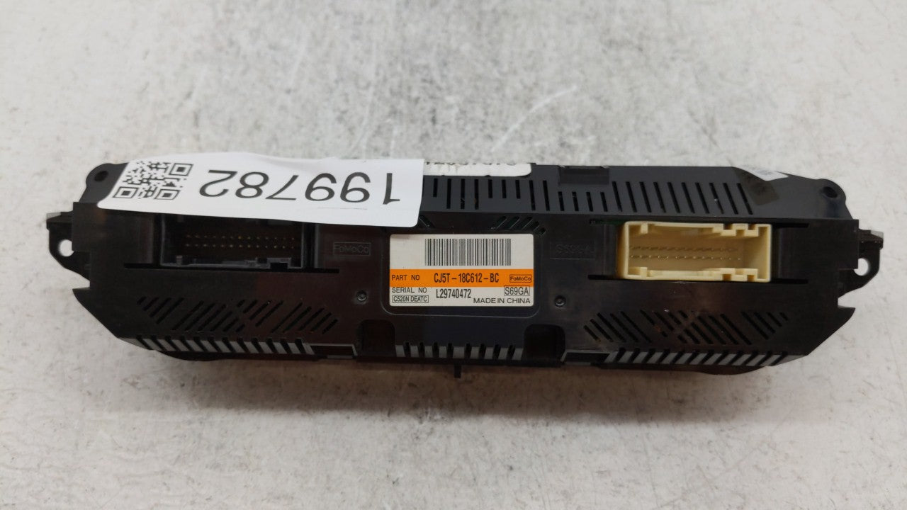 2013-2015 Ford Escape Climate Control Module Temperature AC/Heater Replacement P/N:CJ5T-18C612-BA CJ5T-18C612-BC Fits OEM Us