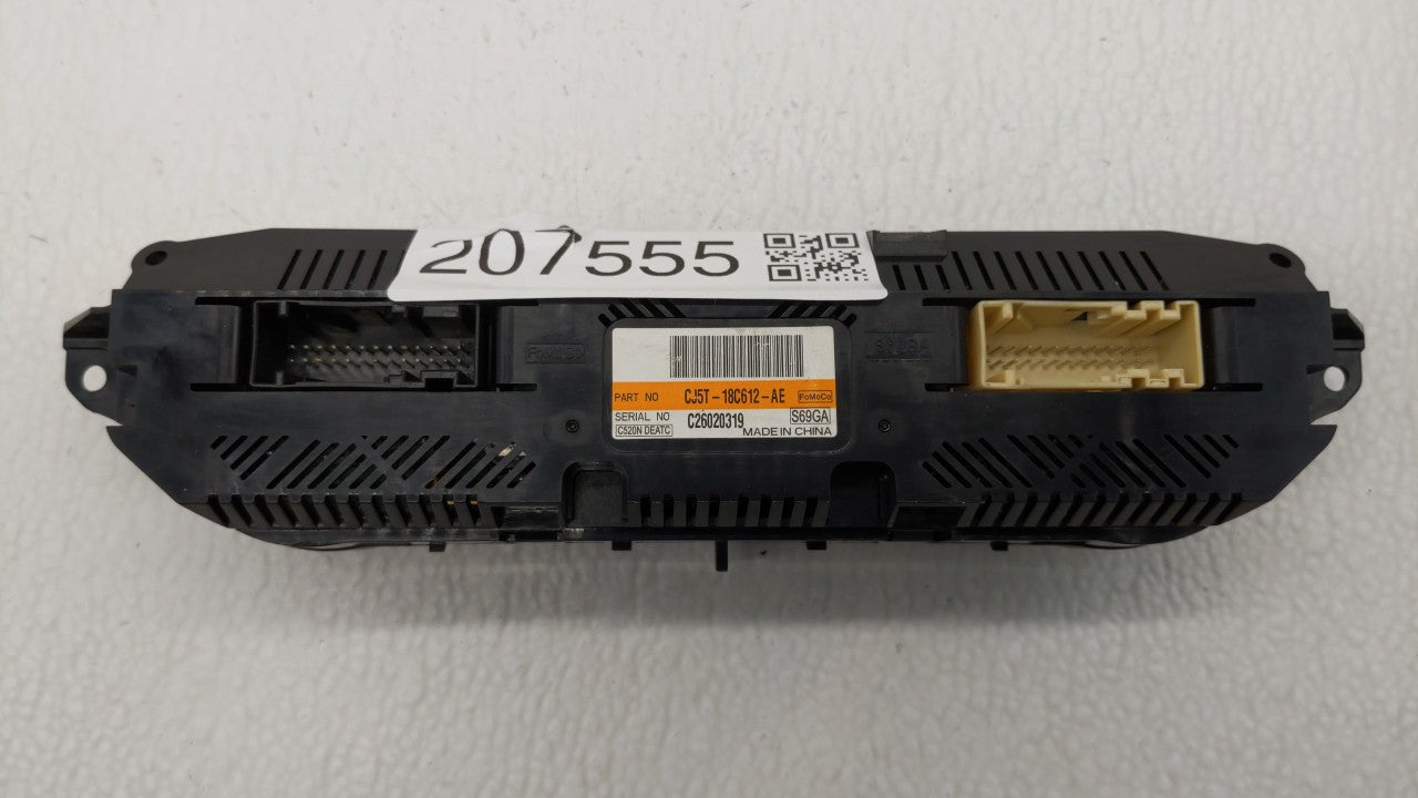 2013 Ford Escape Climate Control Module Temperature AC/Heater Replacement P/N:CJ5T-18C612-AE Fits OEM Used Auto Parts - Oemu