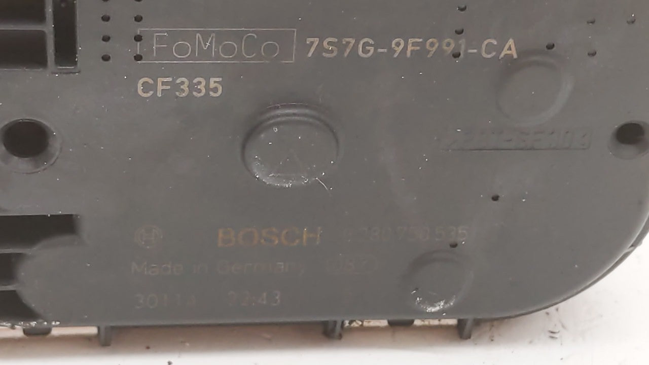 2013-2016 Ford Escape Throttle Body P/N:0 280 750 535 7S7G-9F991-CA Fits Fits 2013 2014 2015 2016 2017 2018 2019 OEM Used Au