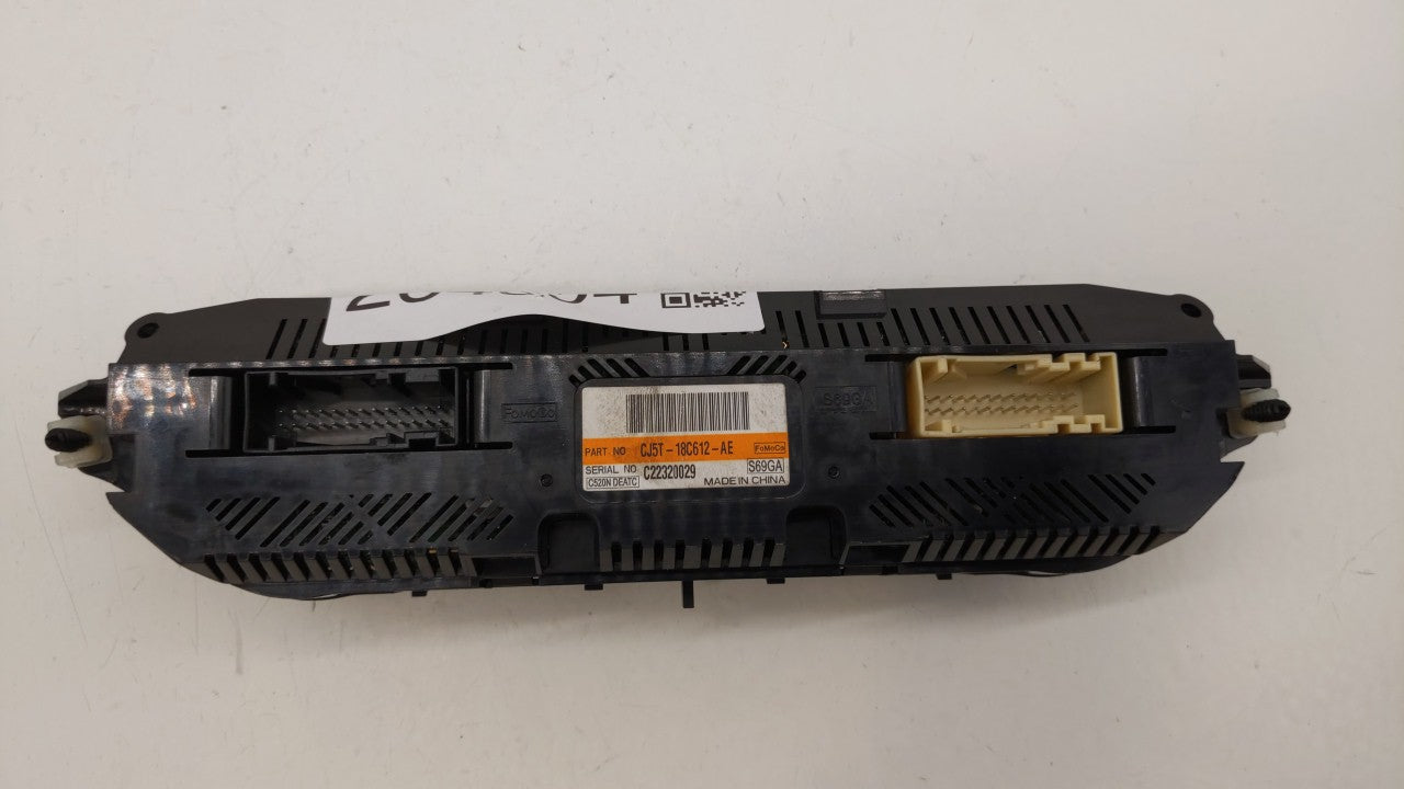 2013 Ford Escape Climate Control Module Temperature AC/Heater Replacement P/N:CJ5T-18C612-AE Fits OEM Used Auto Parts - Oemu