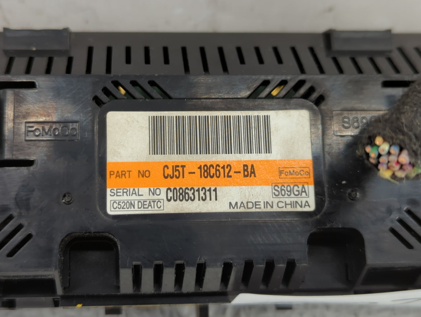 2013-2015 Ford Escape Climate Control Module Temperature AC/Heater Replacement P/N:CJ5T-18C612-BA CJ5T-18C612-BC Fits OEM Us