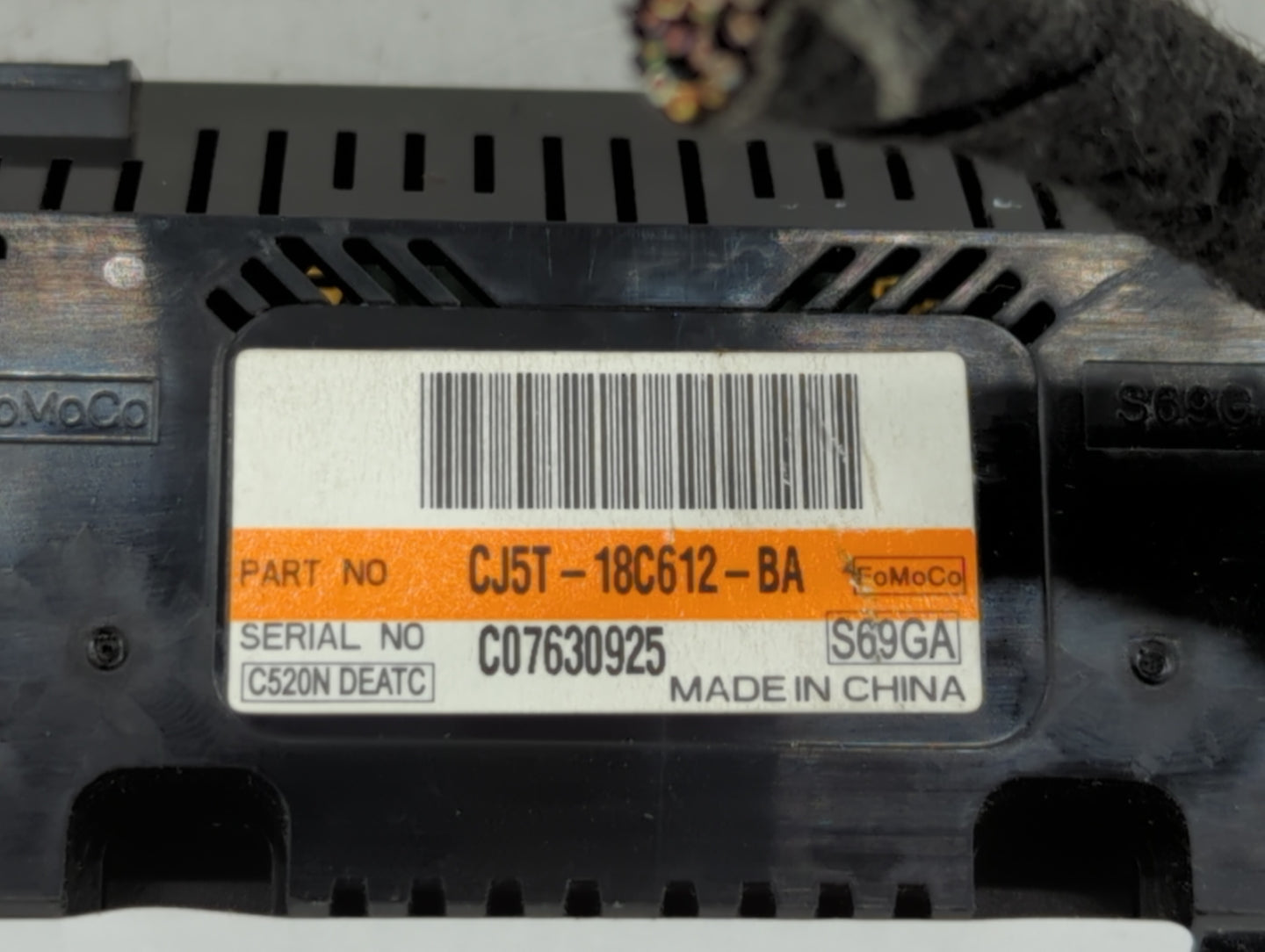 2013-2015 Ford Escape Climate Control Module Temperature AC/Heater Replacement P/N:CJ5T-18C612-BA CJ5T-18C612-BC Fits OEM Us