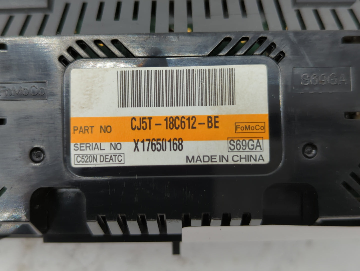2013-2015 Ford Escape Climate Control Module Temperature AC/Heater Replacement P/N:CJ5T-18C612-BA CJ5T-18C612-BC Fits OEM Us