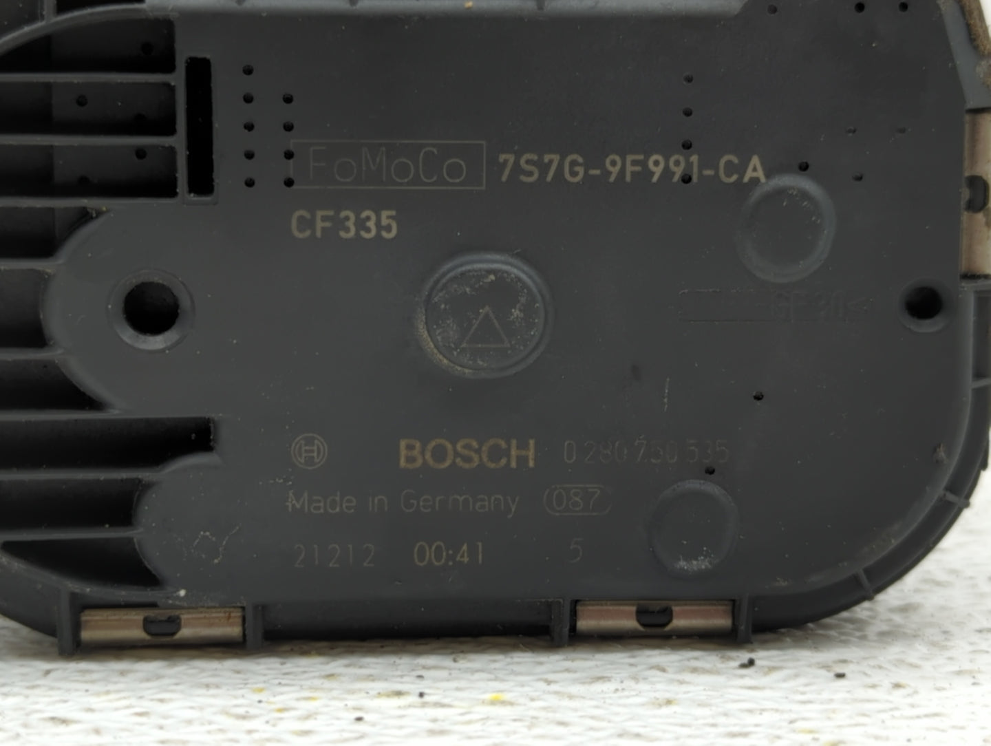 2013-2016 Ford Escape Throttle Body P/N:0 280 750 535 7S7G-9F991-CA Fits Fits 2013 2014 2015 2016 2017 2018 2019 OEM Used Au