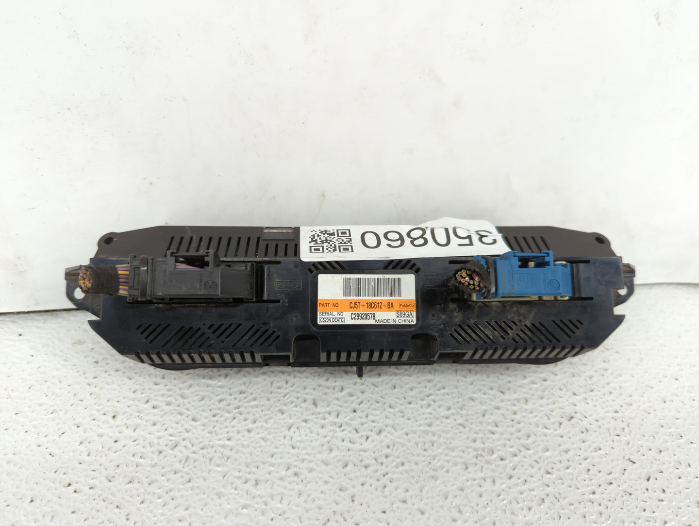 2013 Ford Escape Climate Control Module Temperature AC/Heater Replacement P/N:CJ5T-18C612-BA CJ5T-18C612-AE Fits OEM Used Au