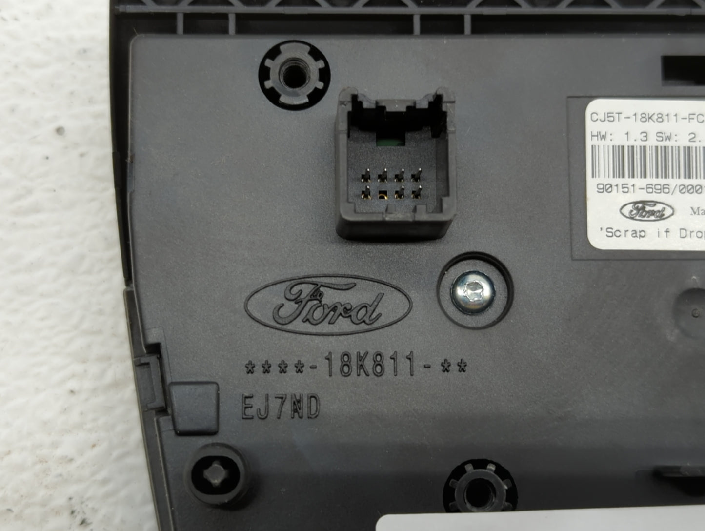 2013-2016 Ford Escape Radio Control Panel - Oemusedautoparts1.com