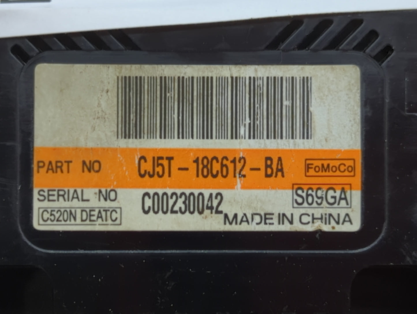 2013 Ford Escape Climate Control Module Temperature AC/Heater Replacement P/N:CJ5T-18C612-BA CJ5T-18C612-AE Fits OEM Used Au