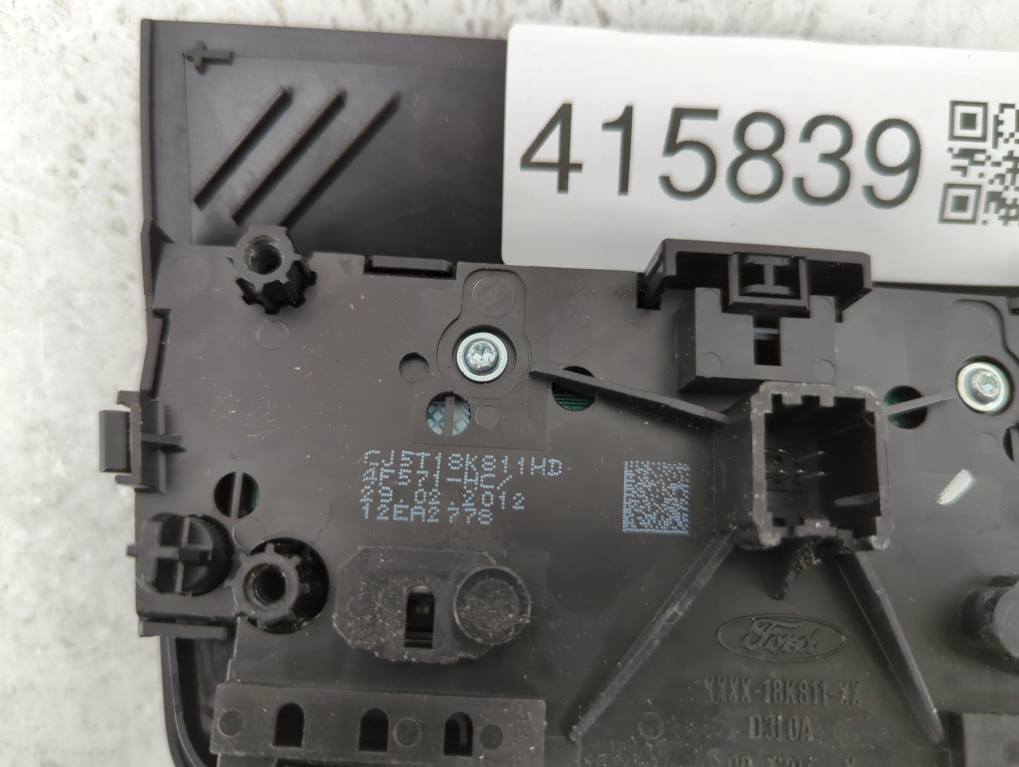 2013 Ford Escape Radio Control Panel - Oemusedautoparts1.com