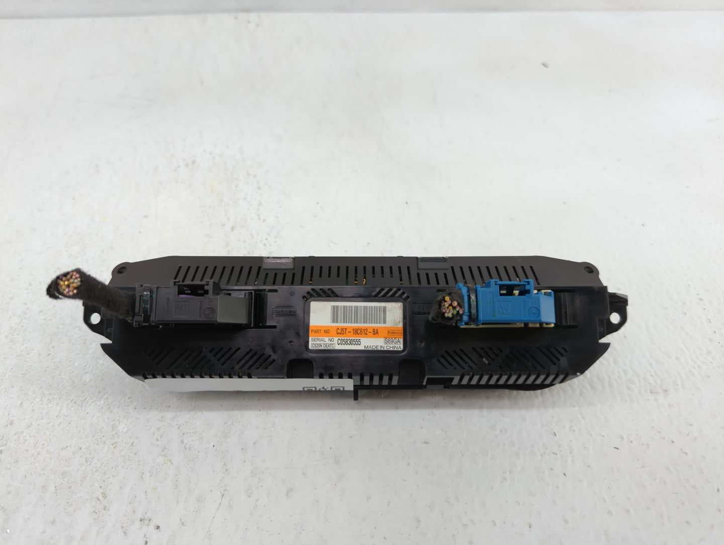 2013-2015 Ford Escape Climate Control Module Temperature AC/Heater Replacement P/N:CJ5T-18C612-AE CJ5T-18C612-BC Fits OEM Us