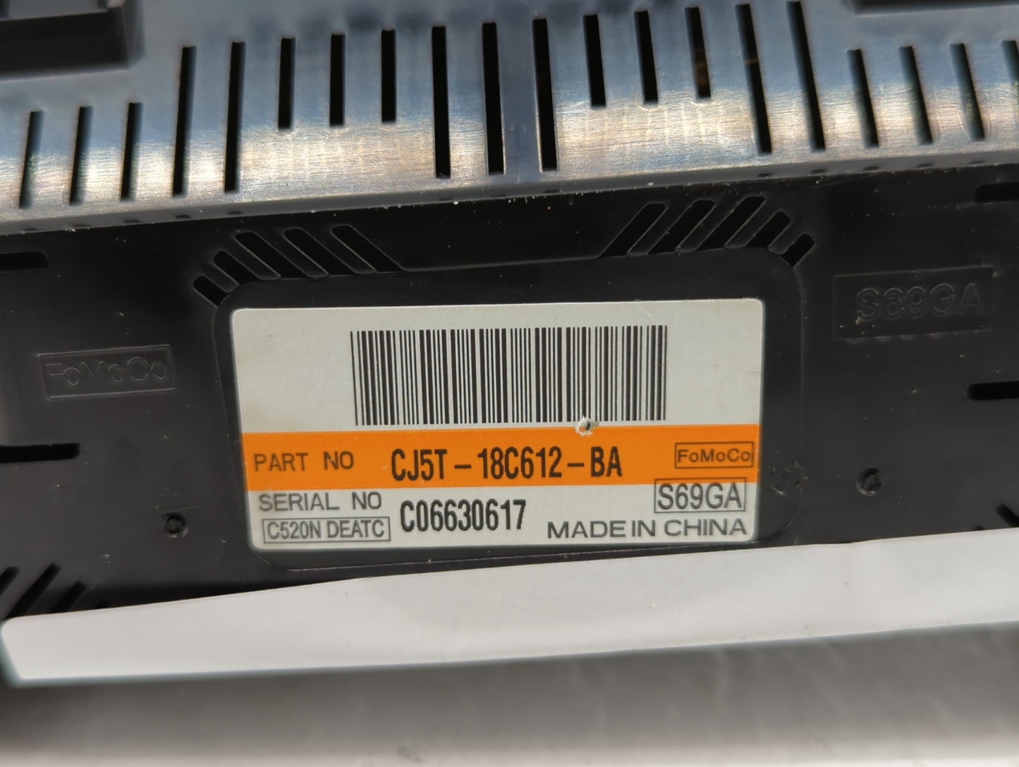 2013-2015 Ford Escape Climate Control Module Temperature AC/Heater Replacement P/N:CJ5T-18C612-AE CJ5T-18C612-BC Fits OEM Us