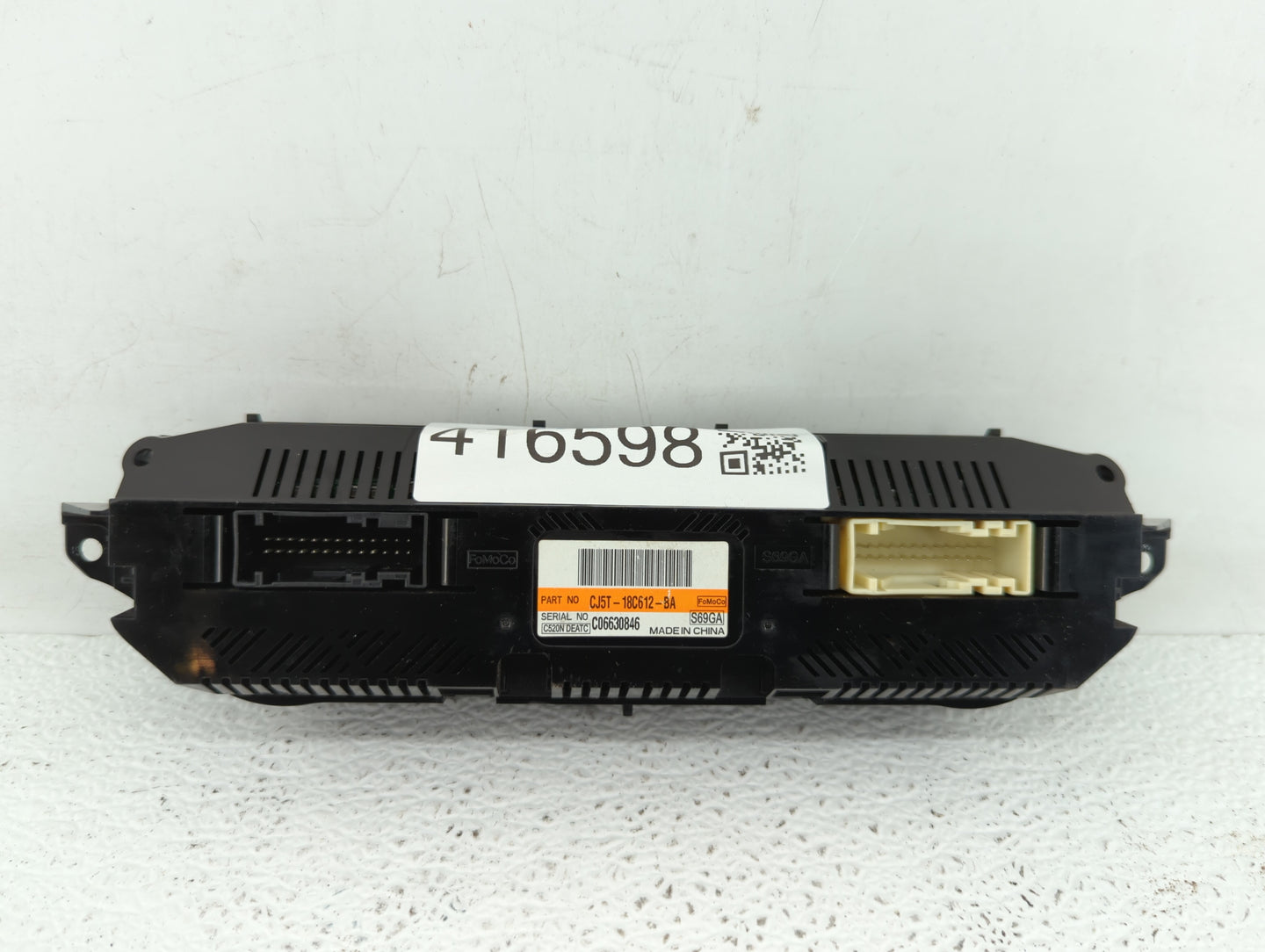 2013-2015 Ford Escape Climate Control Module Temperature AC/Heater Replacement P/N:CJ5T-18C612-AE CJ5T-18C612-BC Fits OEM Us