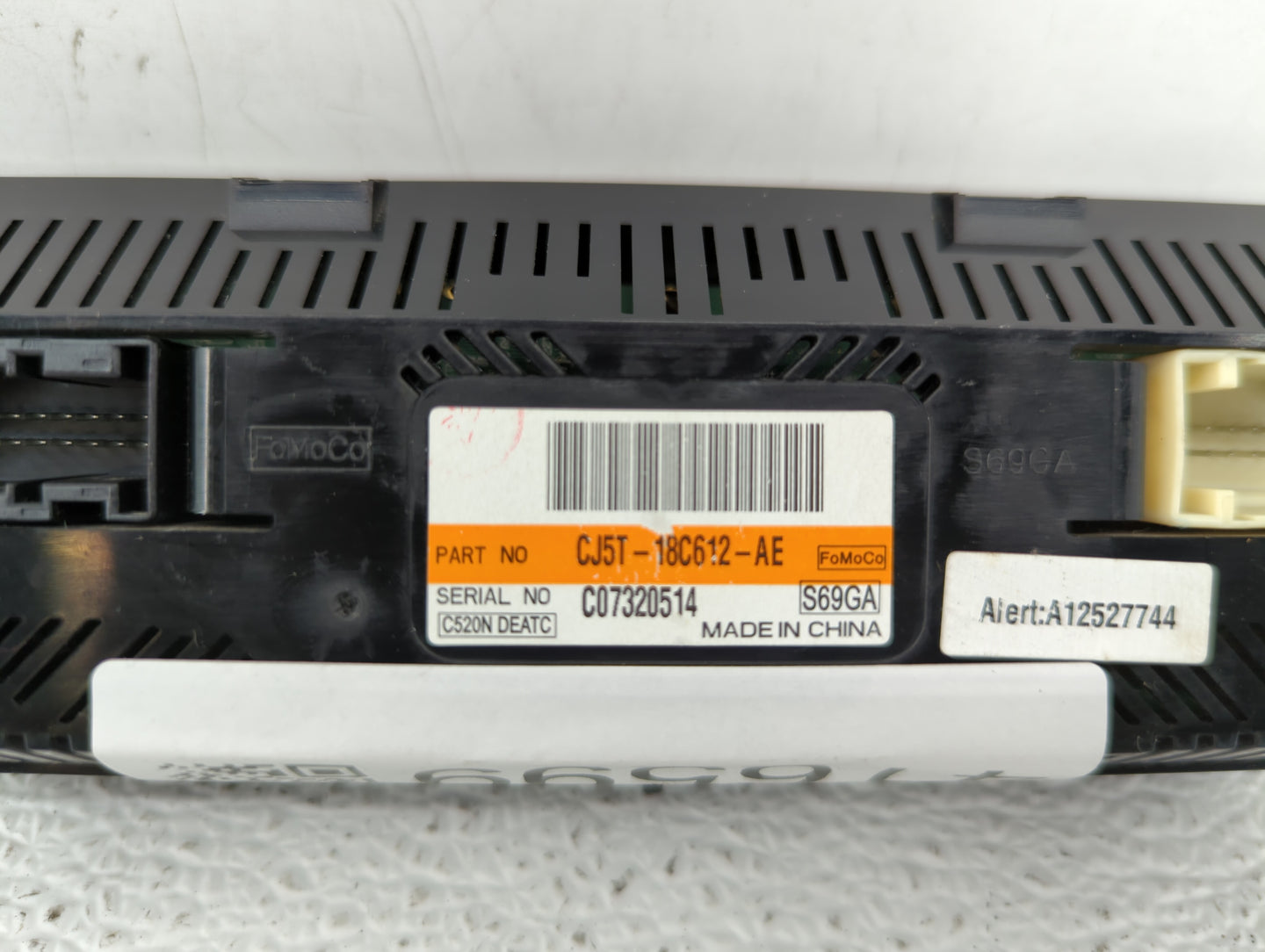 2013 Ford Escape Climate Control Module Temperature AC/Heater Replacement P/N:CJ5T-18C612-BA CJ5T-18C612-AE Fits OEM Used Au