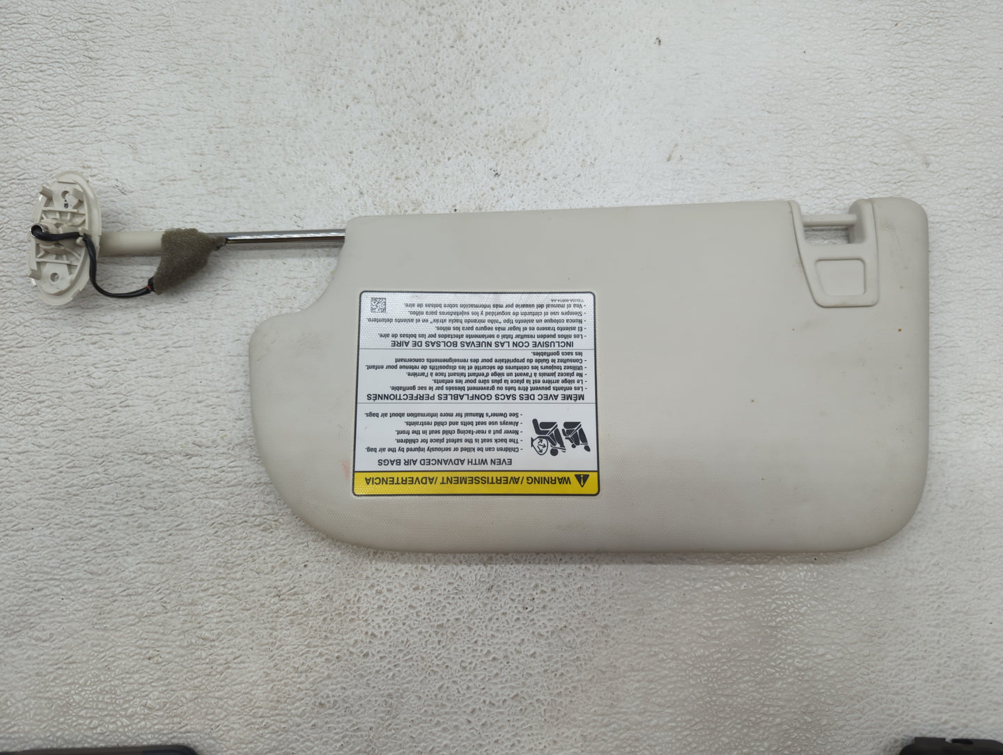 2013-2019 Ford Escape Sun Visor Shade Replacement Passenger Right Mirror Fits Fits 2013 2014 2015 2016 2017 2018 2019 OEM Us