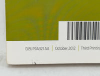 2013 Ford Escape Owners Manual Book Guide OEM Used Auto Parts - Oemusedautoparts1.com