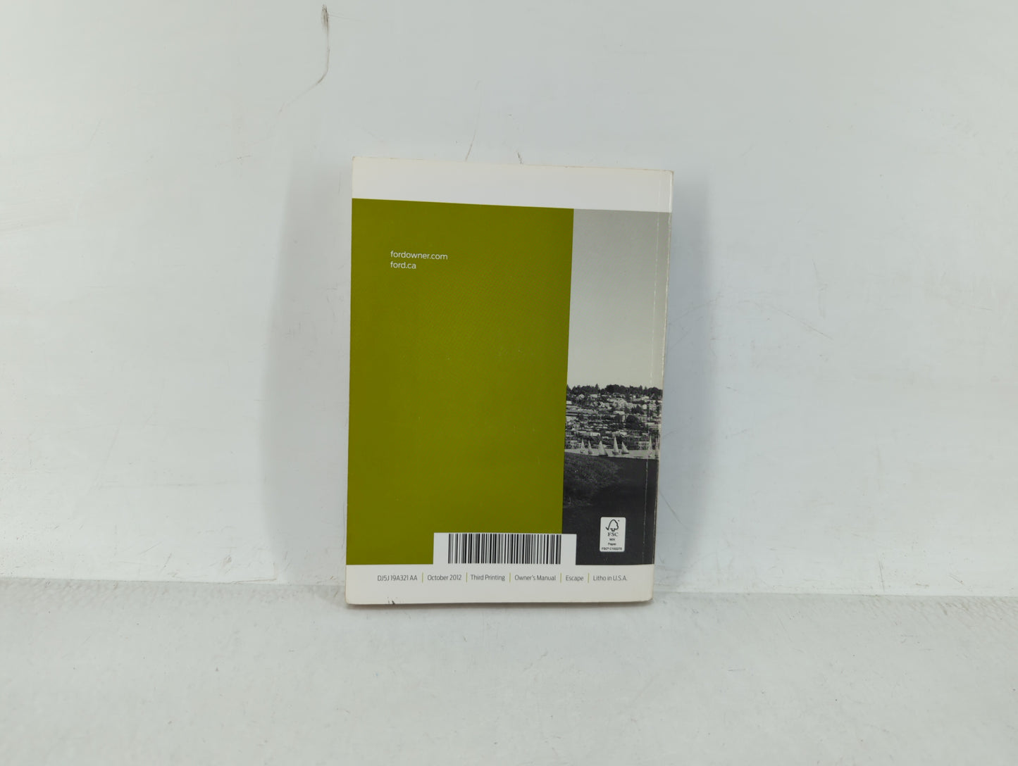 2013 Ford Escape Owners Manual Book Guide OEM Used Auto Parts - Oemusedautoparts1.com