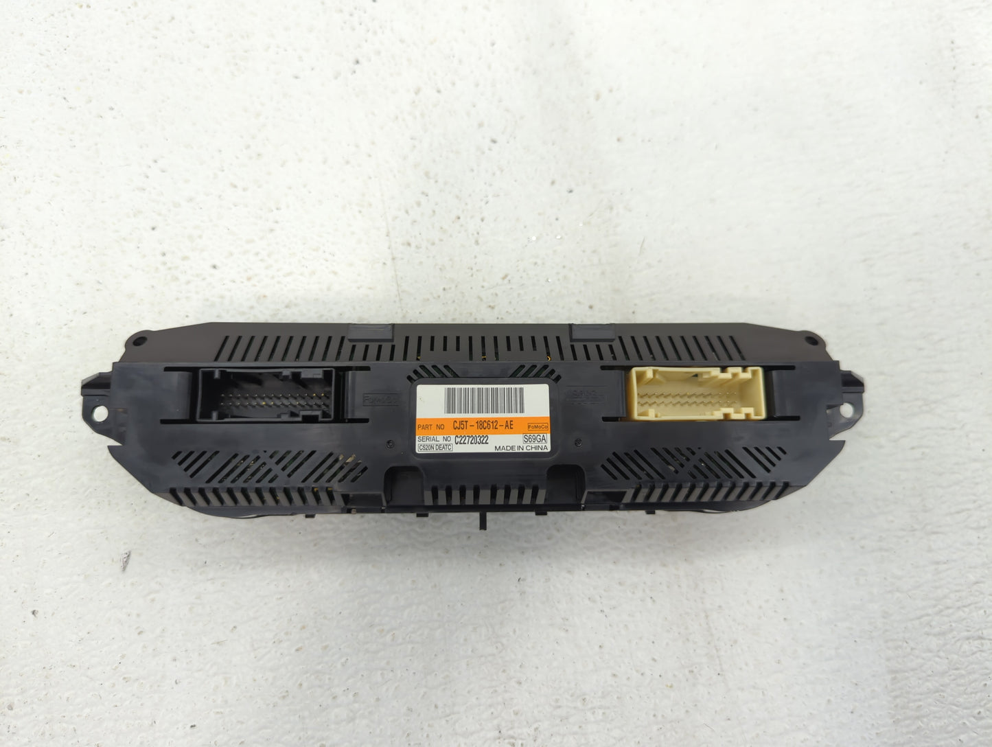 2013 Ford Escape Climate Control Module Temperature AC/Heater Replacement P/N:CJ5T-18C612-BA CJ5T-18C612-AE Fits OEM Used Au