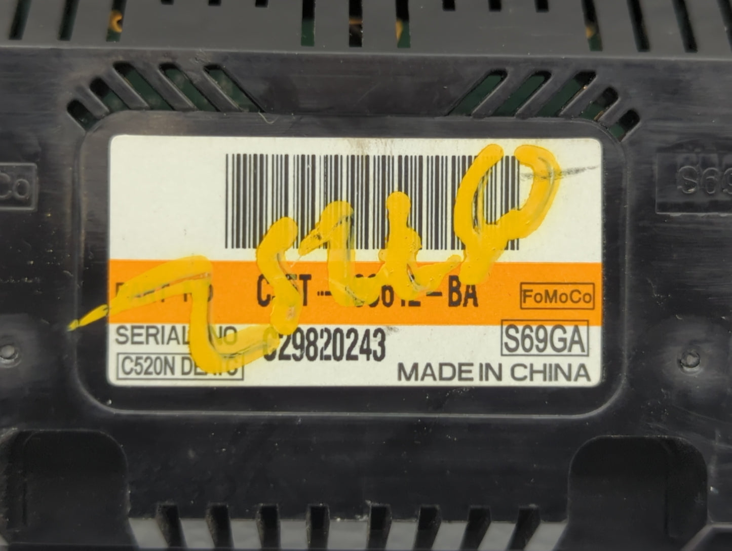 2013 Ford Escape Climate Control Module Temperature AC/Heater Replacement P/N:CJ5T-18C612-BA CJ5T-18C612-AE Fits OEM Used Au
